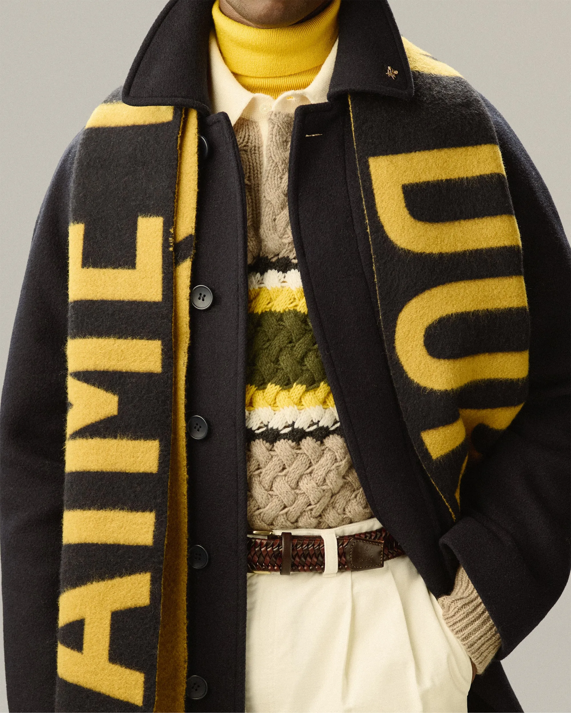 Wool Logo Scarf sold by Aime Leon Dore product image thumbnail 3