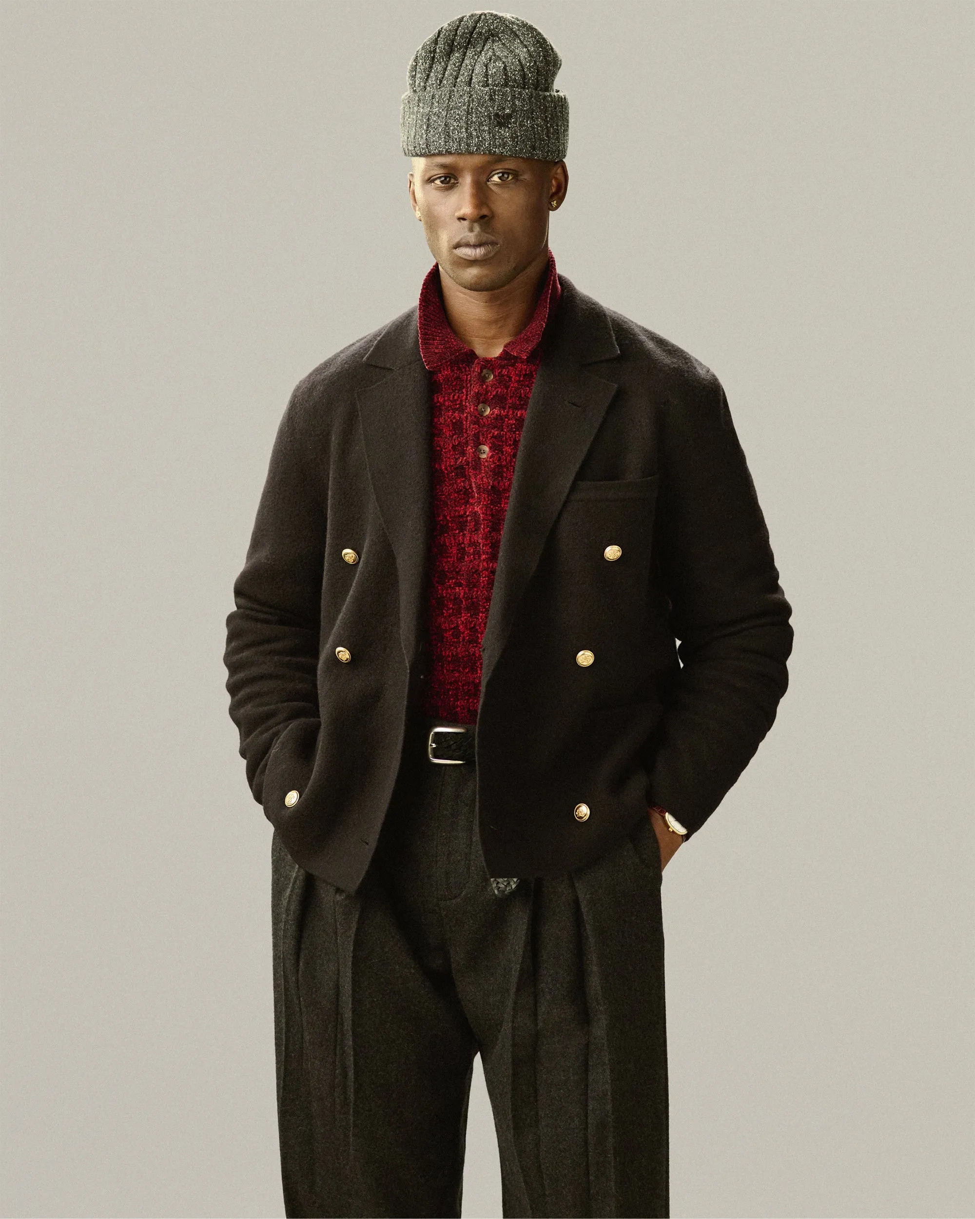 Crest Wool Beanie sold by Aime Leon Dore product image thumbnail 3