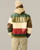 Paneled Leather Bomber Jacket sold by Aime Leon Dore