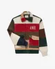 Paneled Leather Bomber Jacket sold by Aime Leon Dore