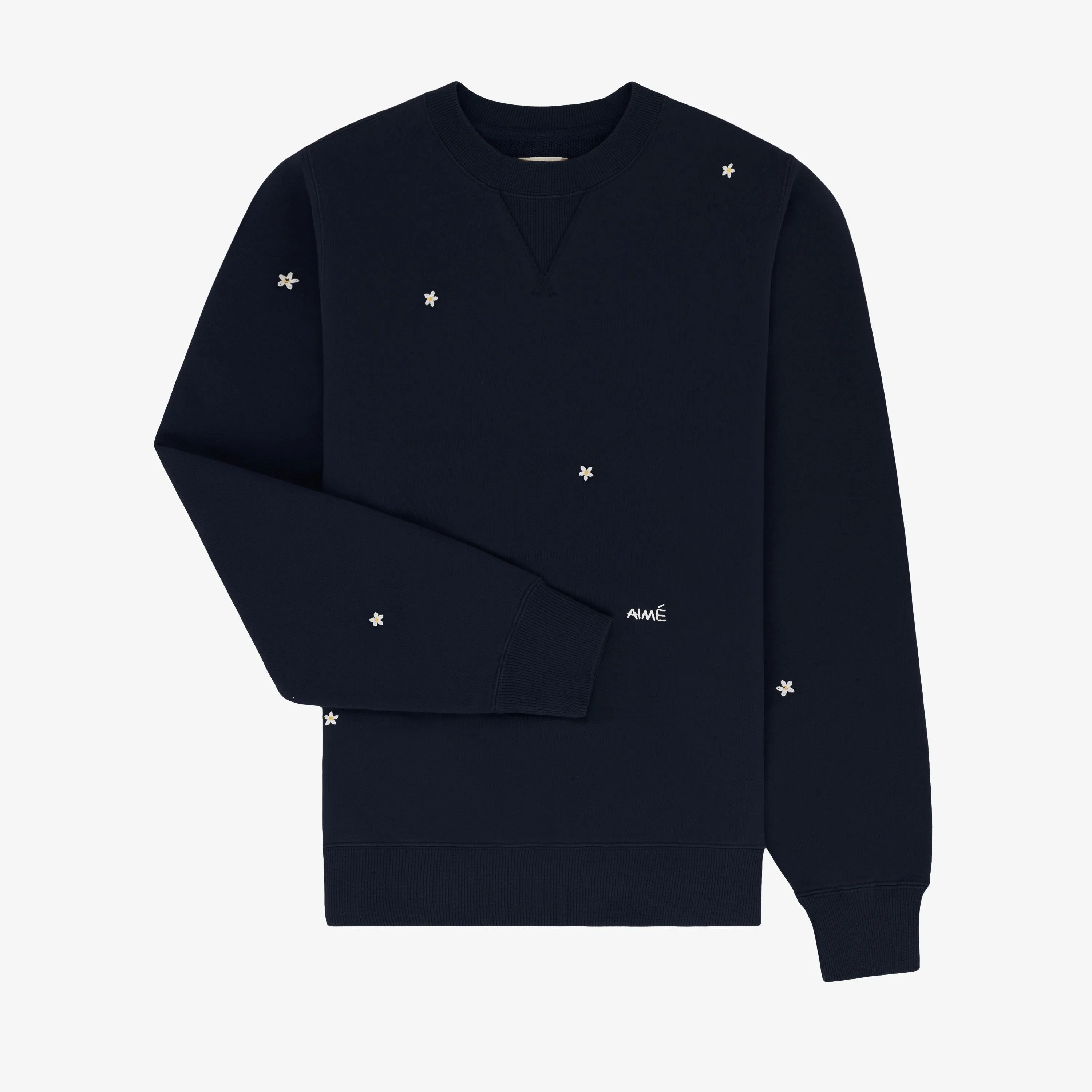 Floral Embroidered Crewneck Sweatshirt sold by Aime Leon Dore