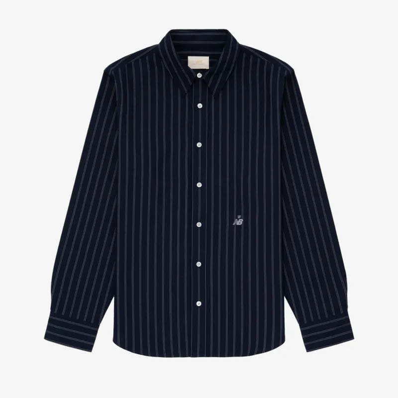 ALD / New Balance 997 Striped Oxford Shirt sold by Aime Leon Dore