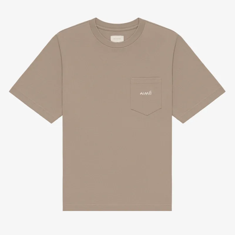 Embroidered Aimé Pocket Tee sold by Aime Leon Dore