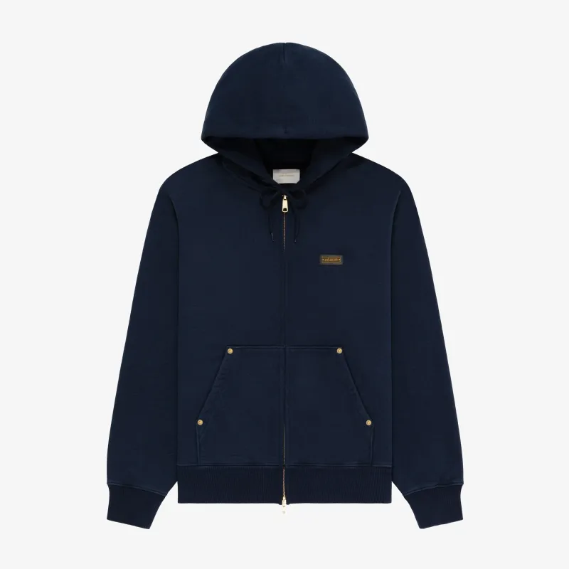 Washed Full-Zip Hoodie sold by Aime Leon Dore