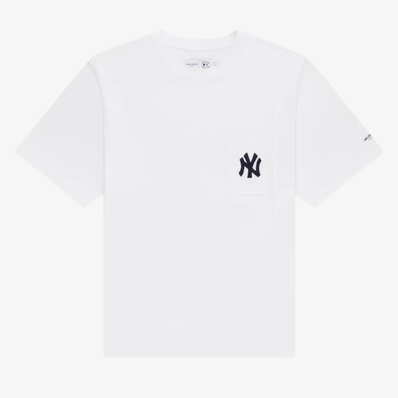 Yankees Chainstitch Pocket Tee made by Aime Leon Dore