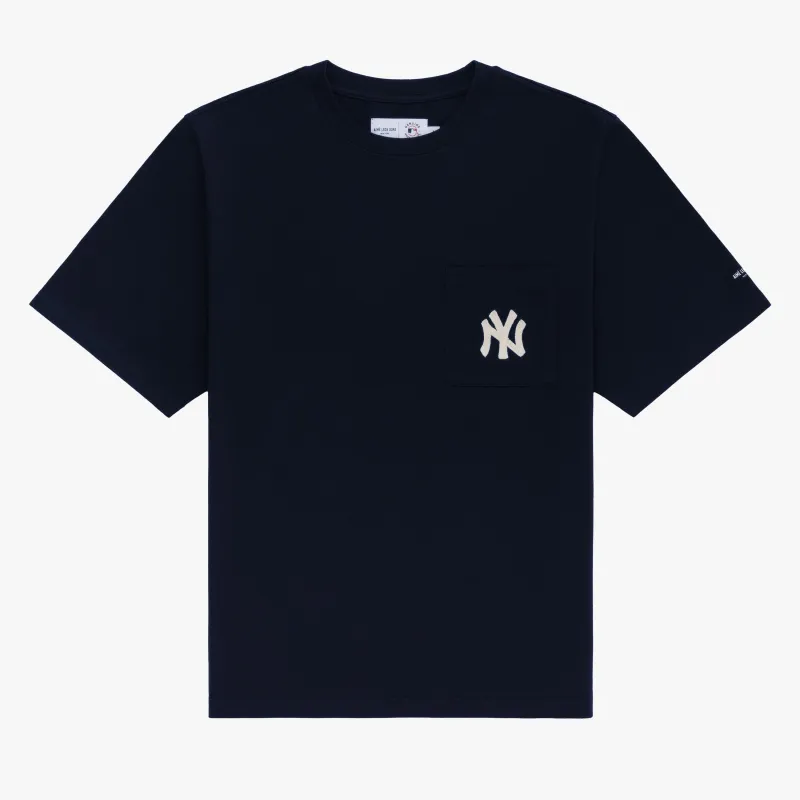 Yankees Chainstitch Pocket Tee sold by Aime Leon Dore