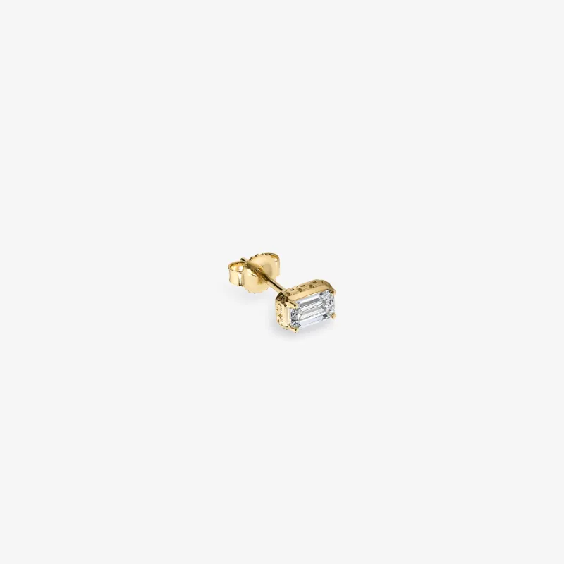 14Kt Gold Diamond Earring sold by Aime Leon Dore