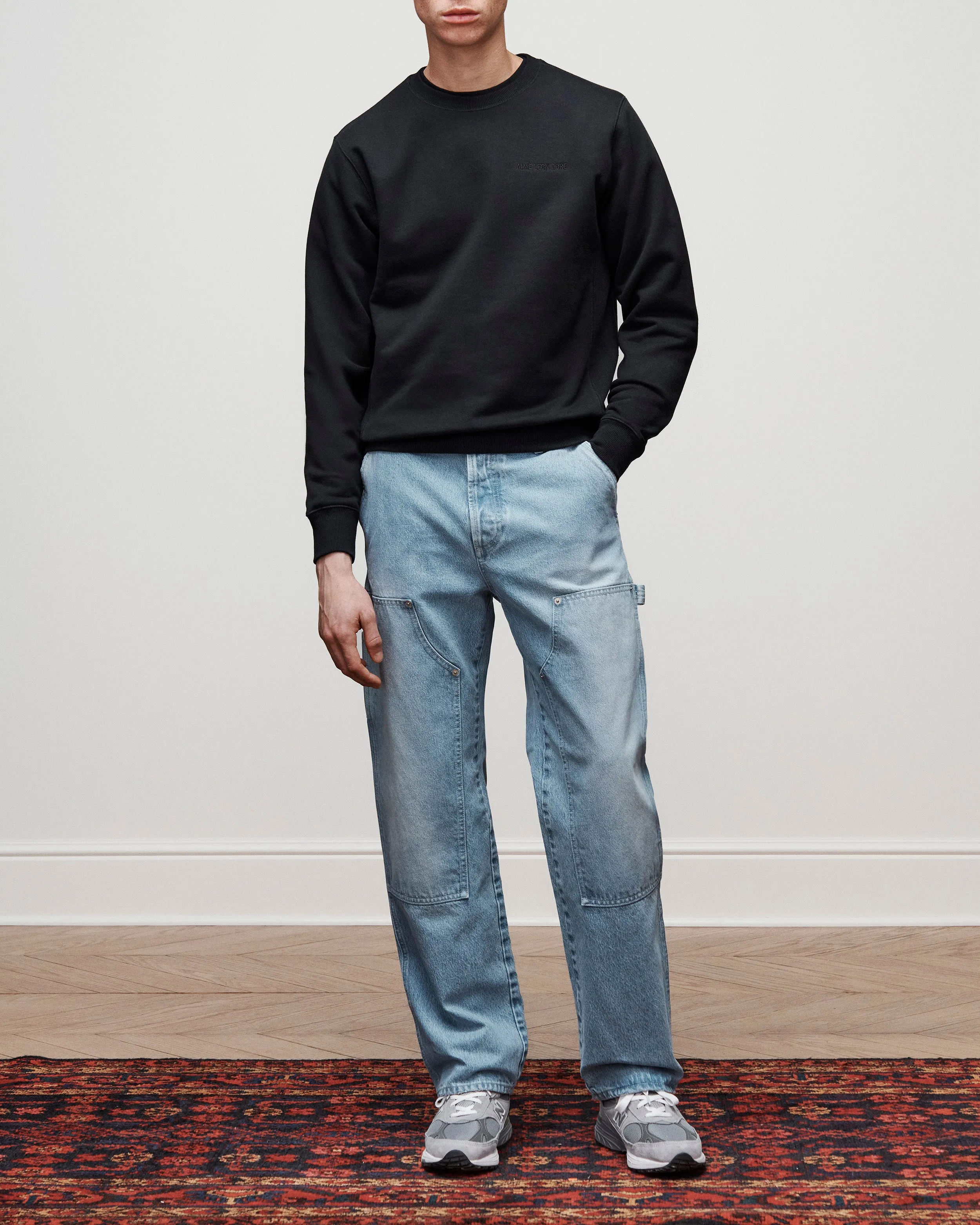 Tonal Logo Crewneck Sweatshirt sold by Aime Leon Dore product image thumbnail 3