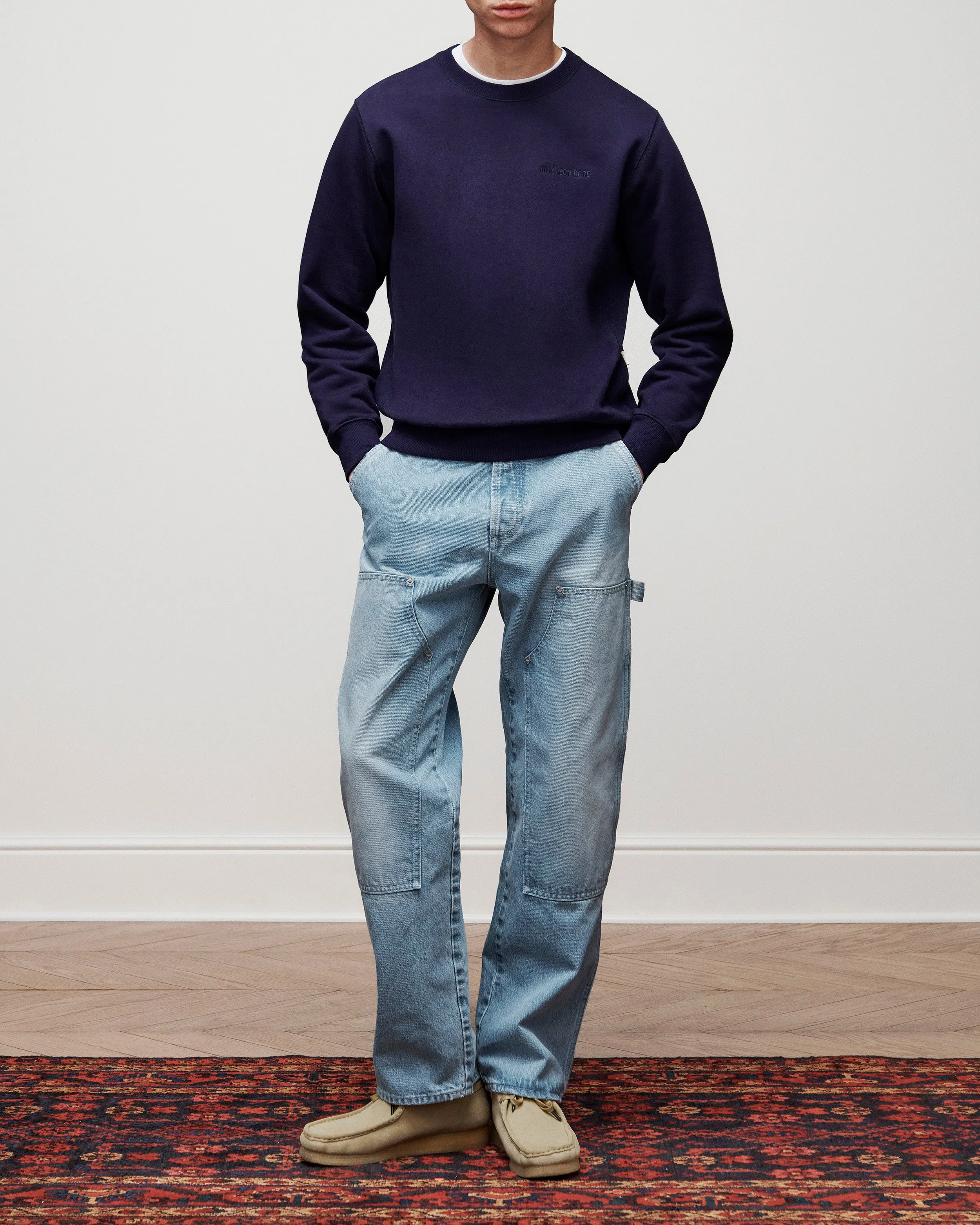 Tonal Logo Crewneck Sweatshirt sold by Aime Leon Dore product image thumbnail 3