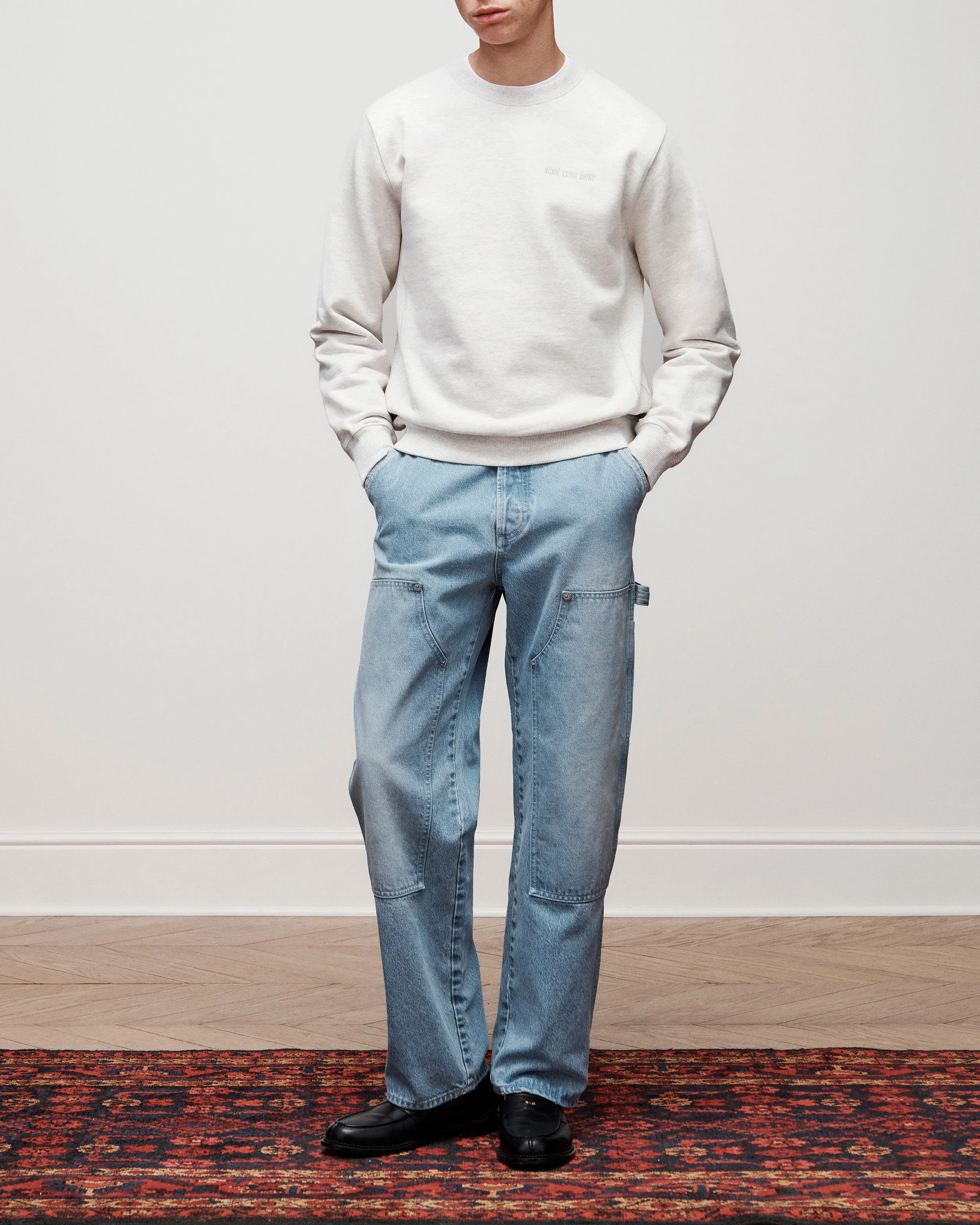 Tonal Logo Crewneck Sweatshirt sold by Aime Leon Dore product image thumbnail 3