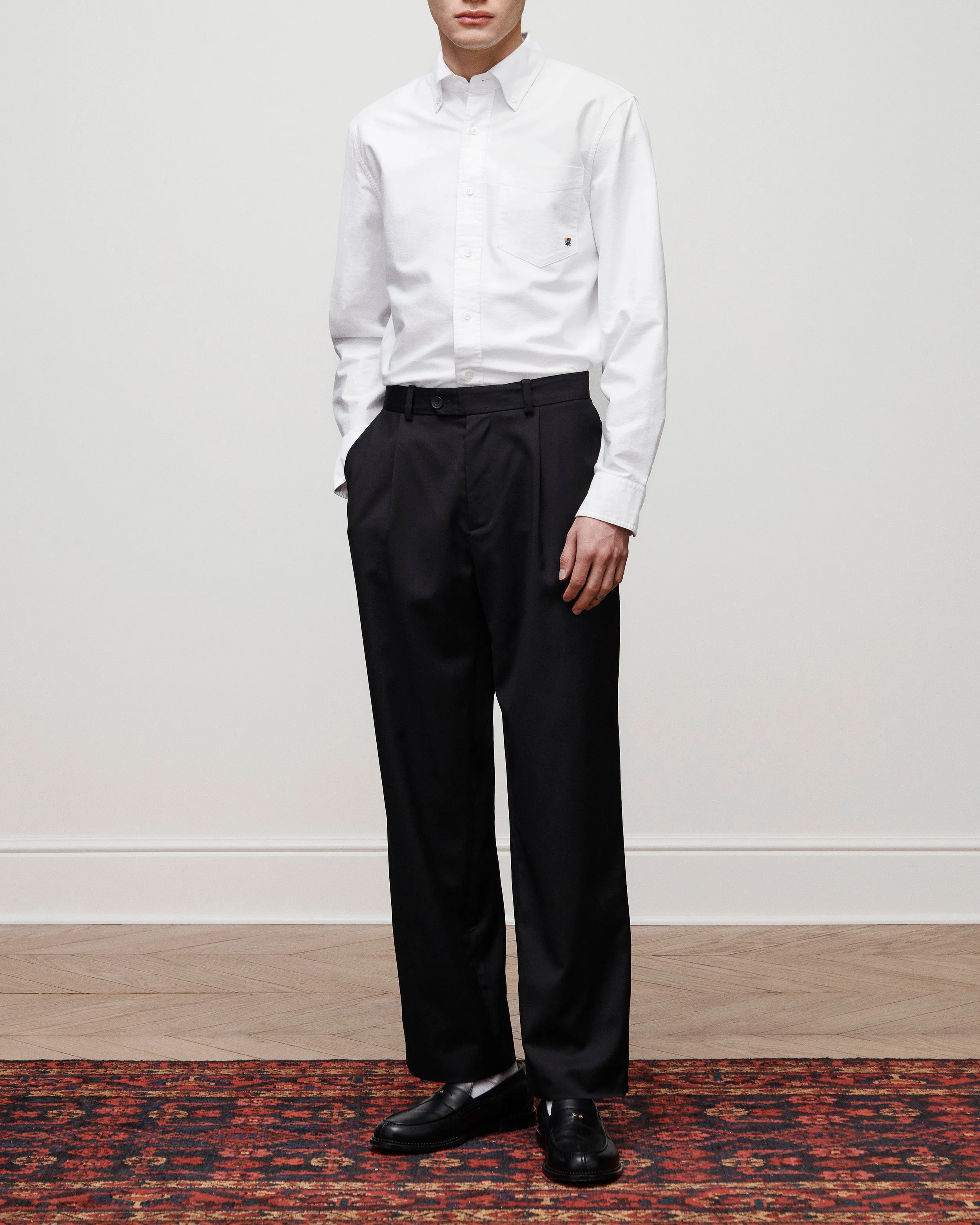Single-Pleated Gabardine Trouser sold by Aime Leon Dore product image thumbnail 3