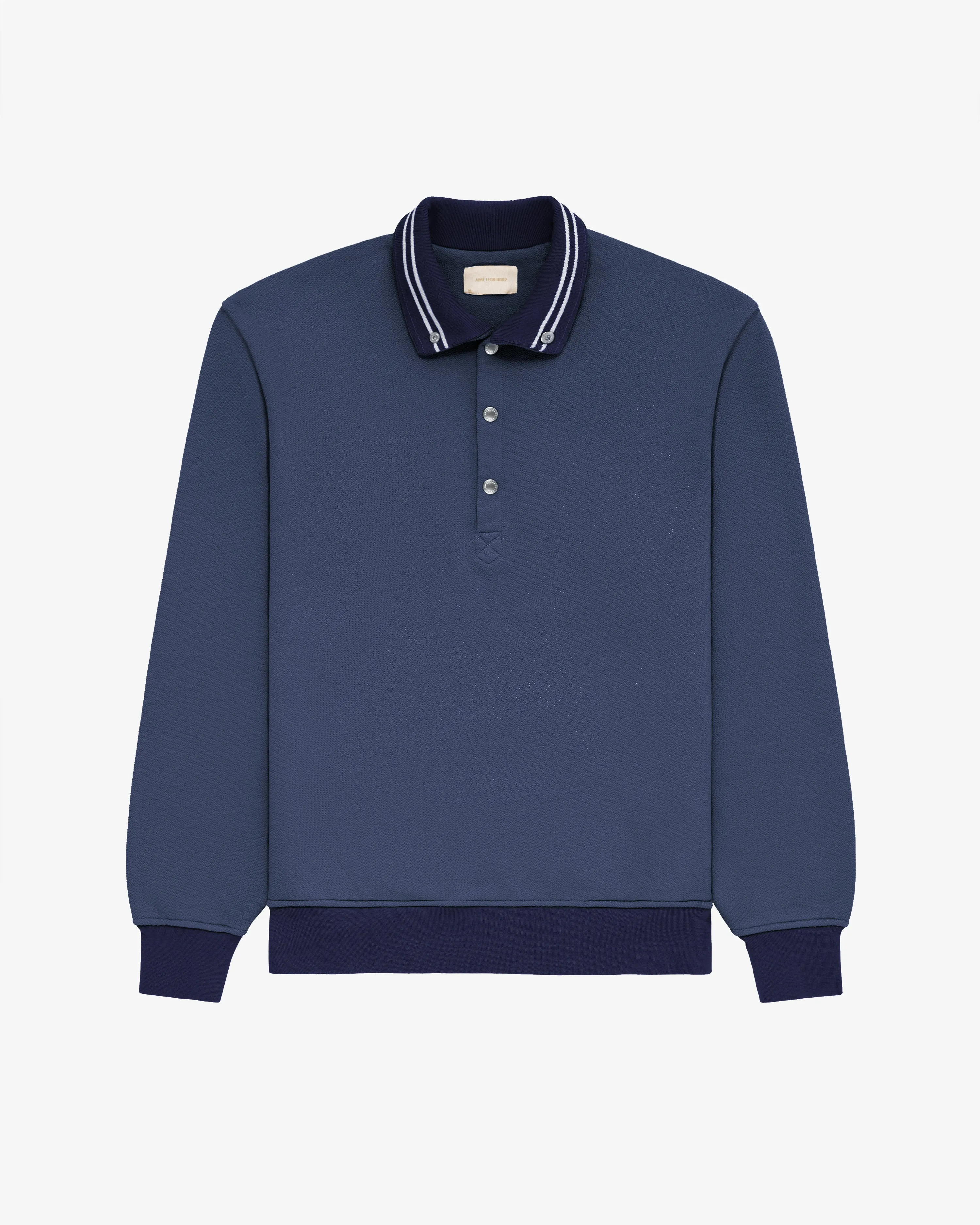 Jacquard Collar Snap Pullover sold by Aime Leon Dore product image thumbnail 2