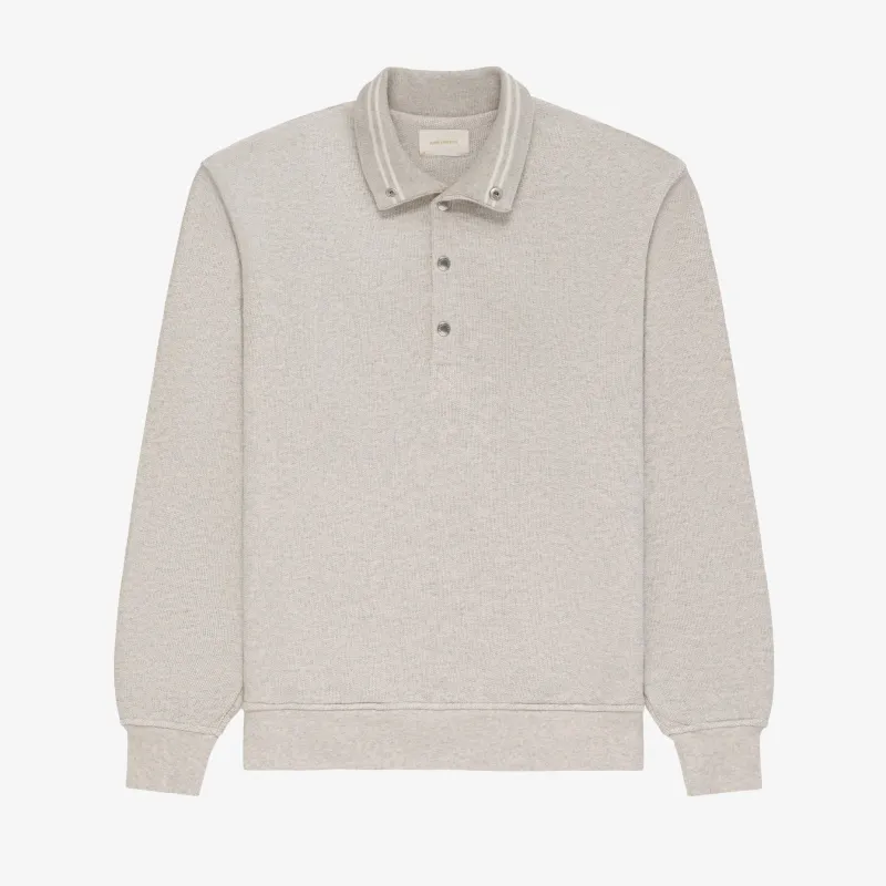 Jacquard Collar Snap Pullover made by Aime Leon Dore