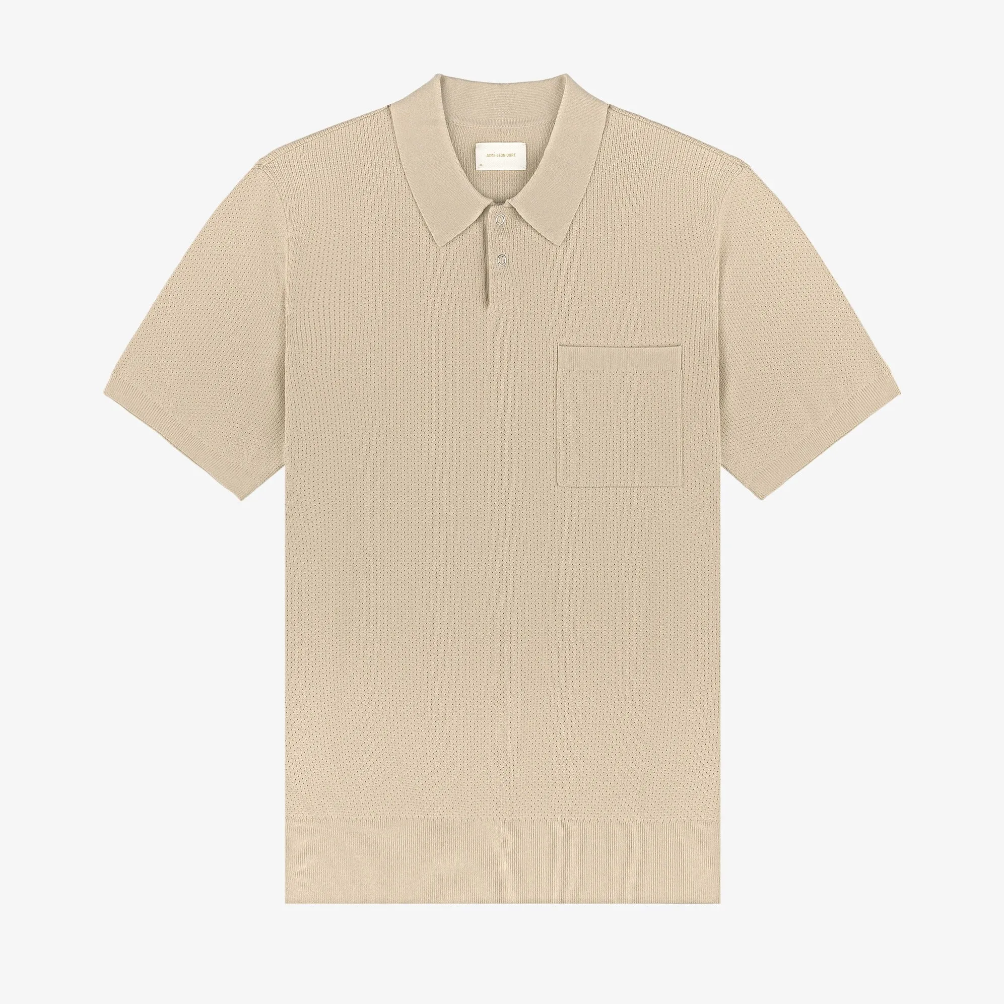 Knit Polo sold by Aime Leon Dore