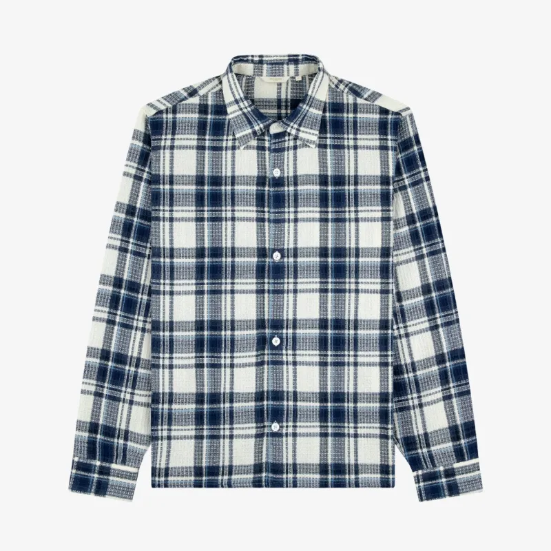 Plaid    Waffle  Deck  Shirt sold by Aime Leon Dore