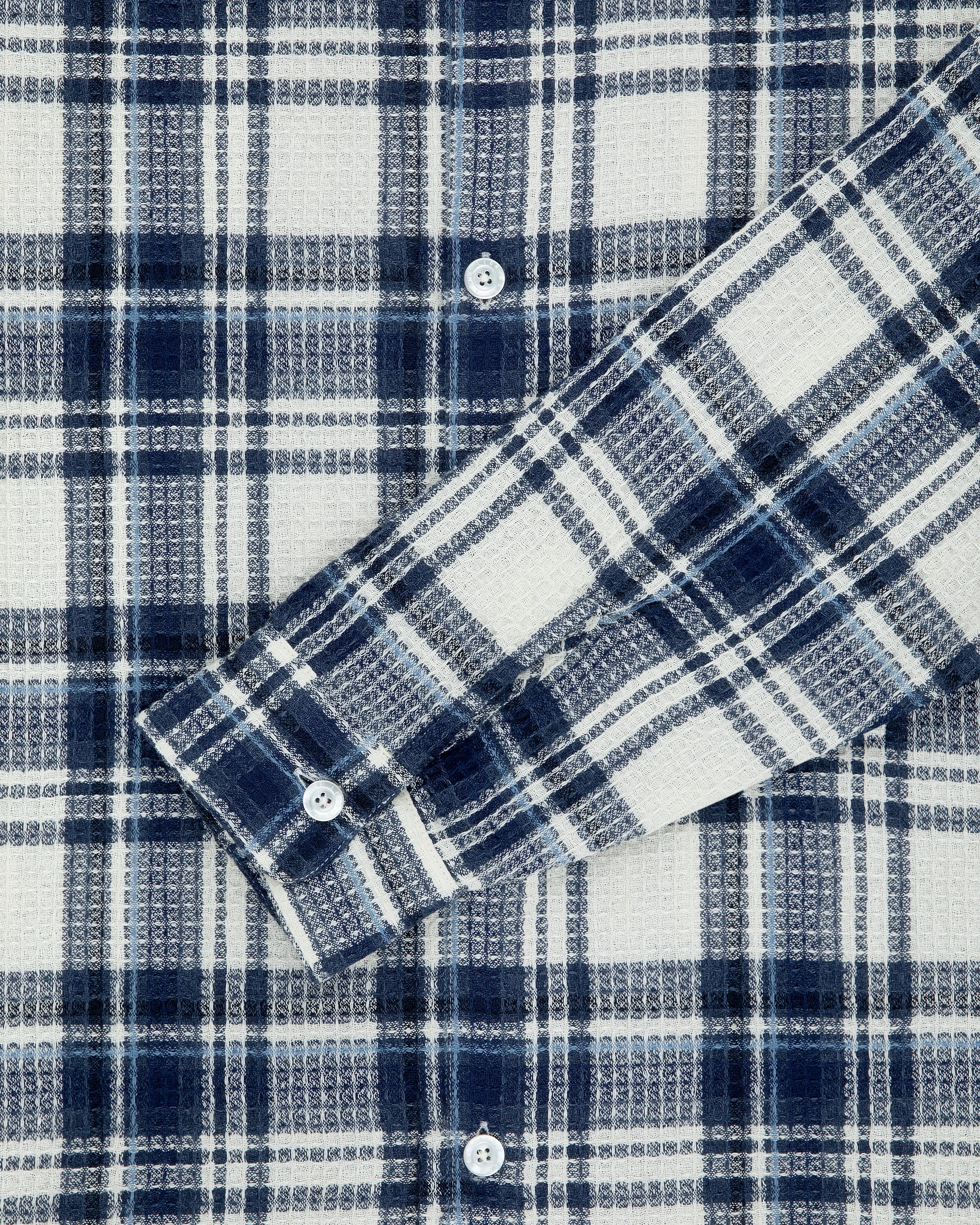 Plaid Waffle Deck Shirt sold by Aime Leon Dore product image thumbnail 4