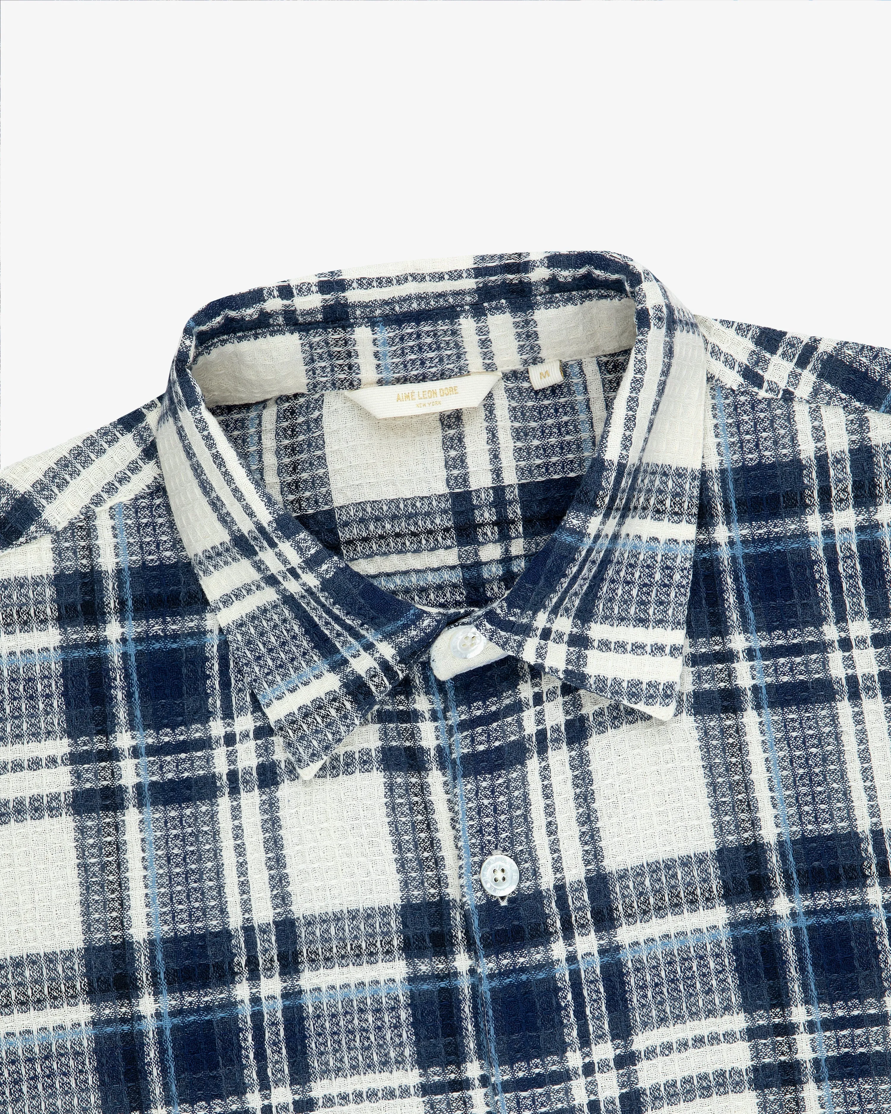 Plaid Waffle Deck Shirt sold by Aime Leon Dore product image thumbnail 3