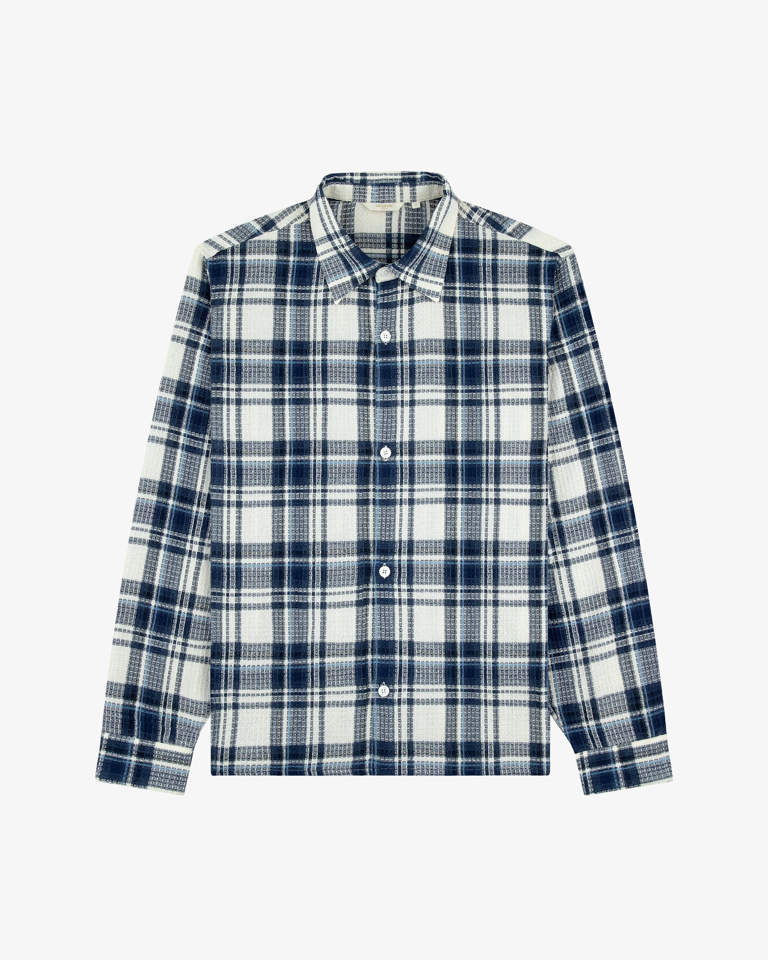 Plaid Waffle Deck Shirt sold by Aime Leon Dore product image thumbnail 2