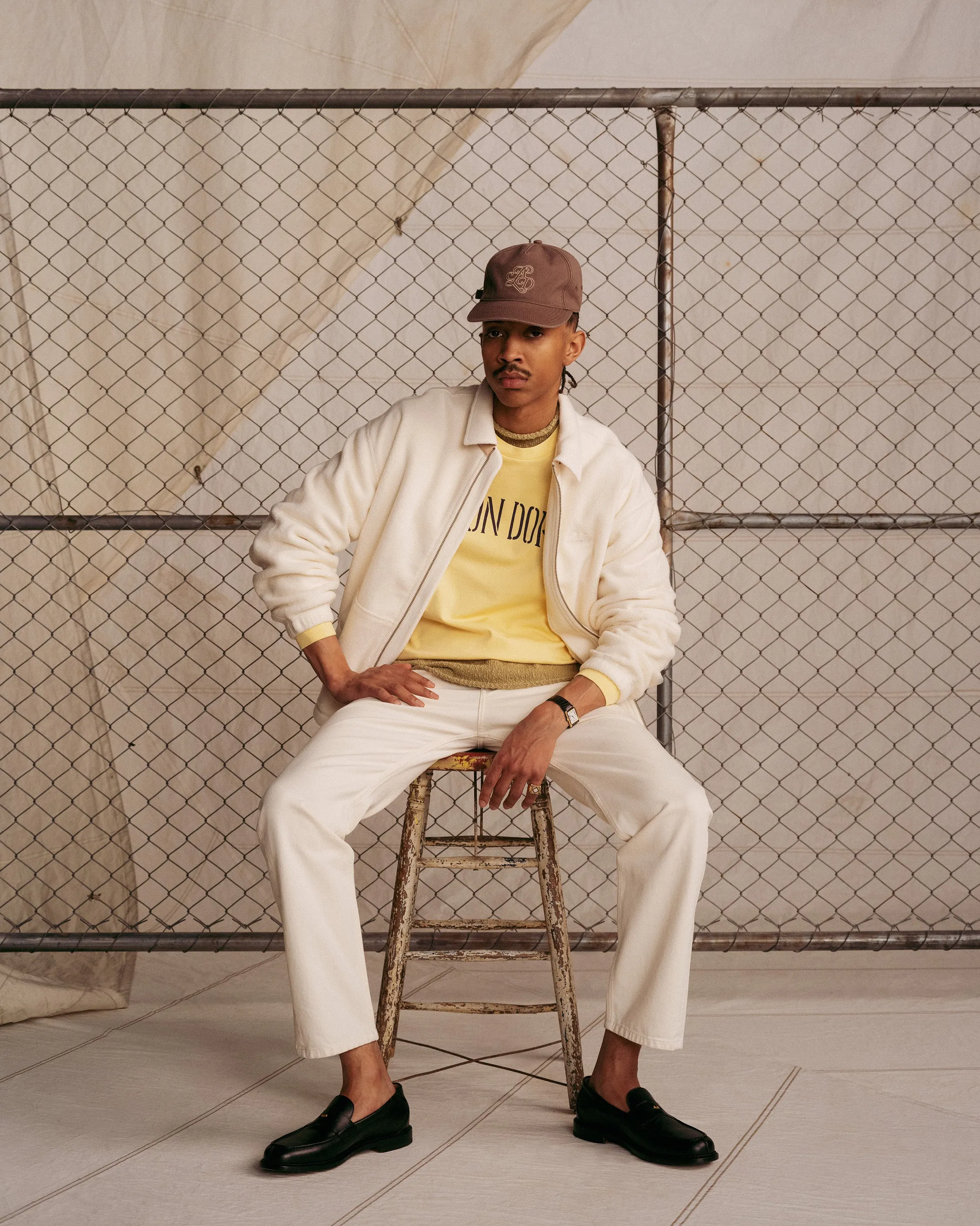 Unisphere Fleece Casual Jacket sold by Aime Leon Dore product image thumbnail 3