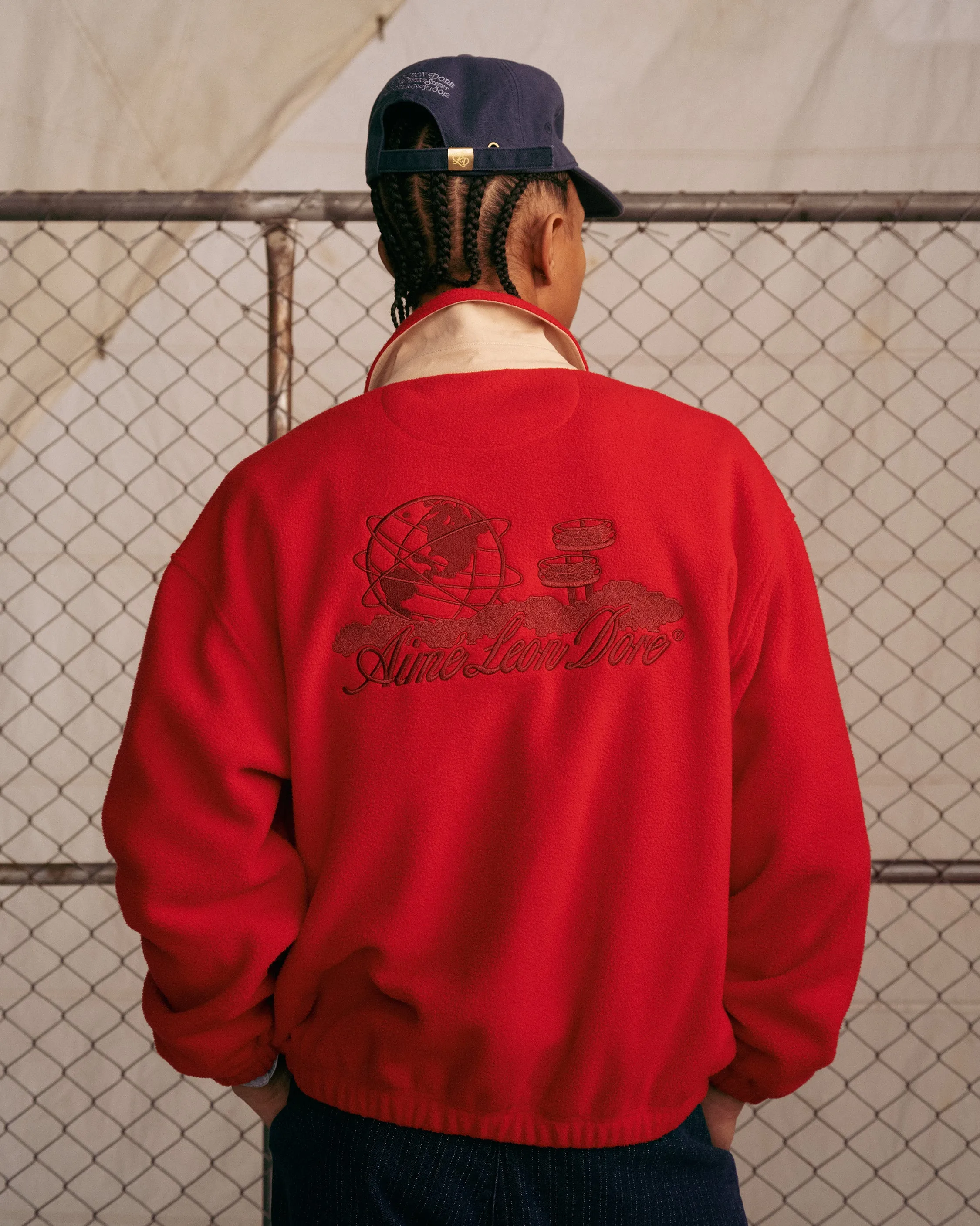 Unisphere Fleece Casual Jacket sold by Aime Leon Dore product image thumbnail 4