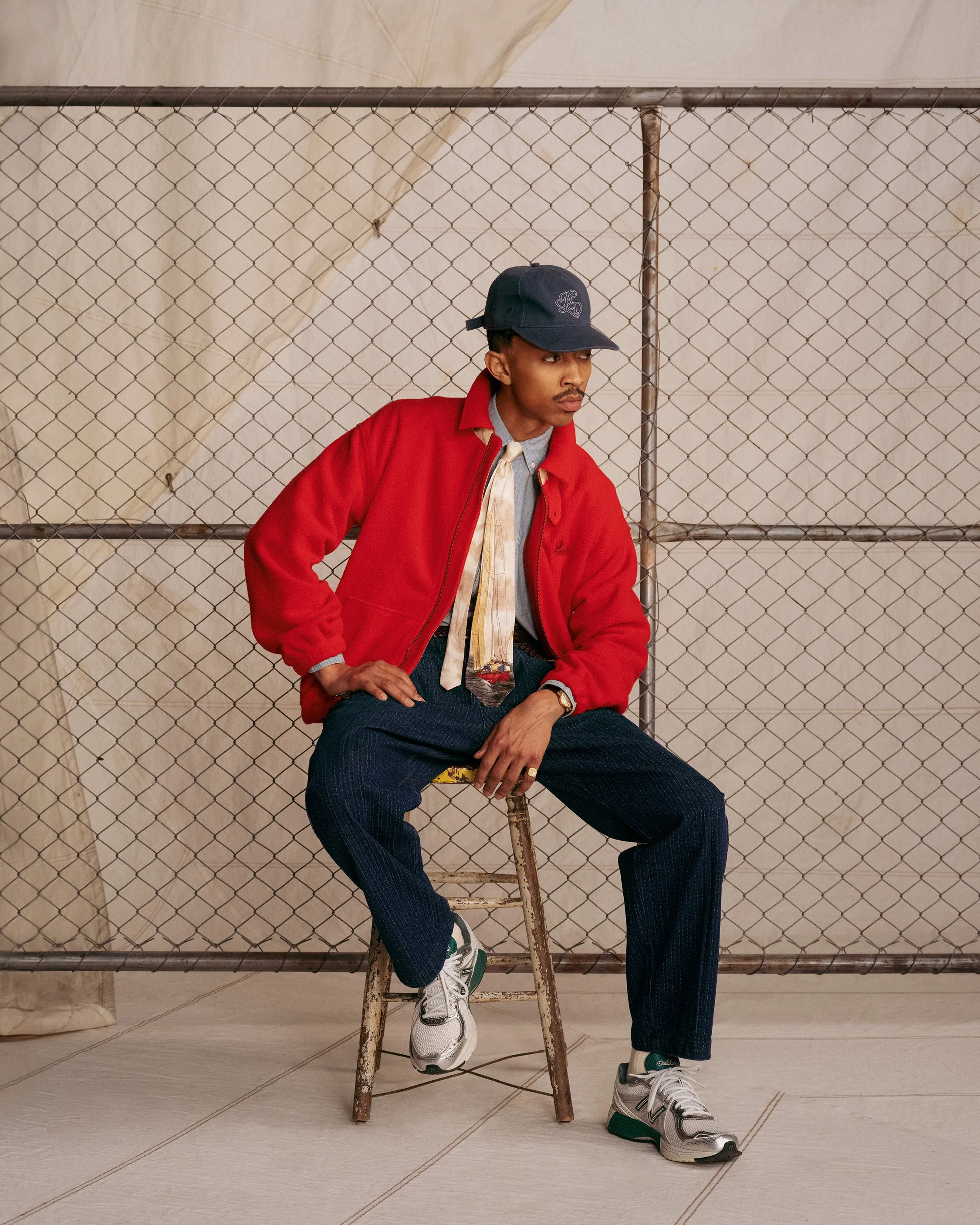 Unisphere Fleece Casual Jacket sold by Aime Leon Dore product image thumbnail 3