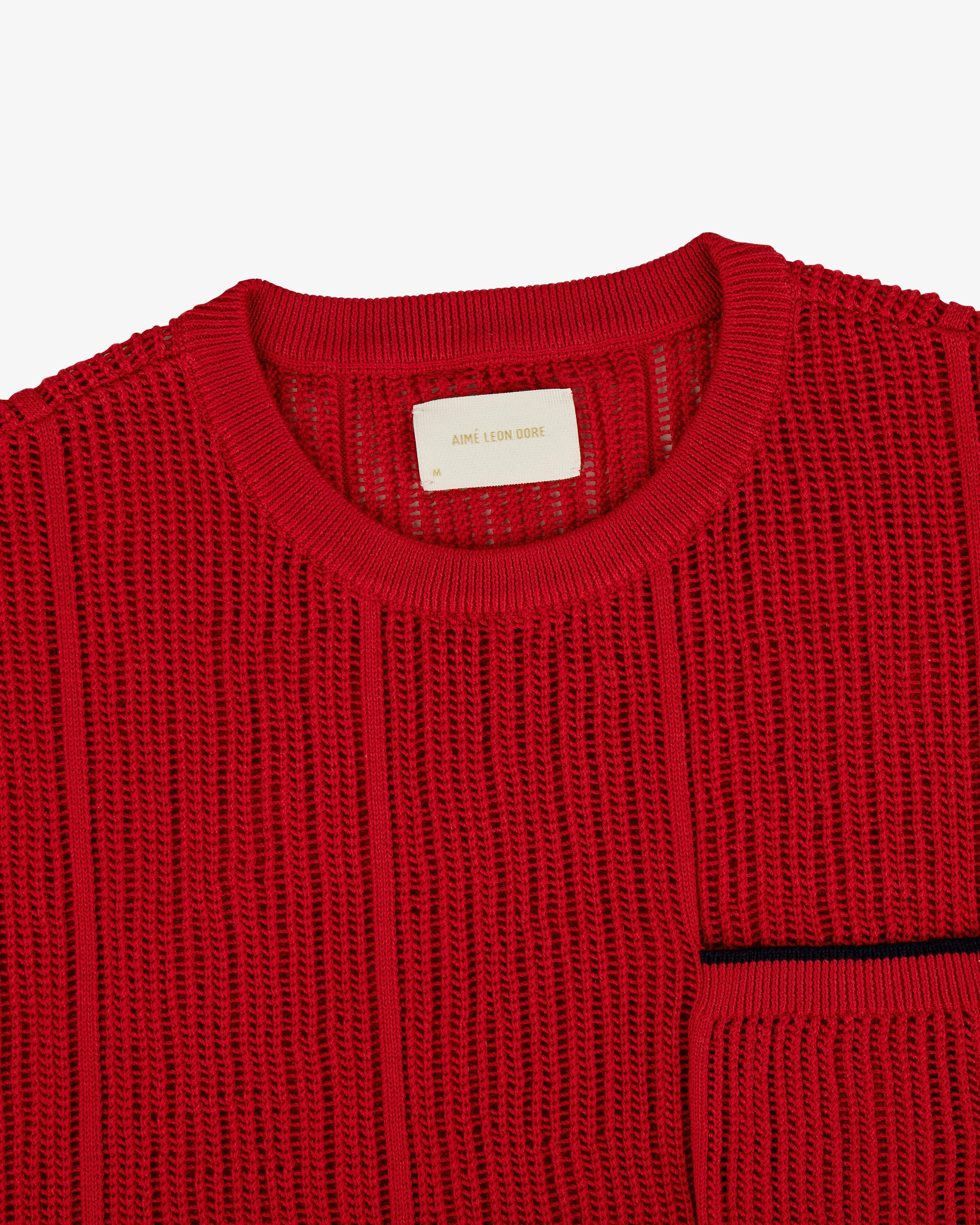 Long-Sleeve Mesh Knit Tee sold by Aime Leon Dore product image thumbnail 3