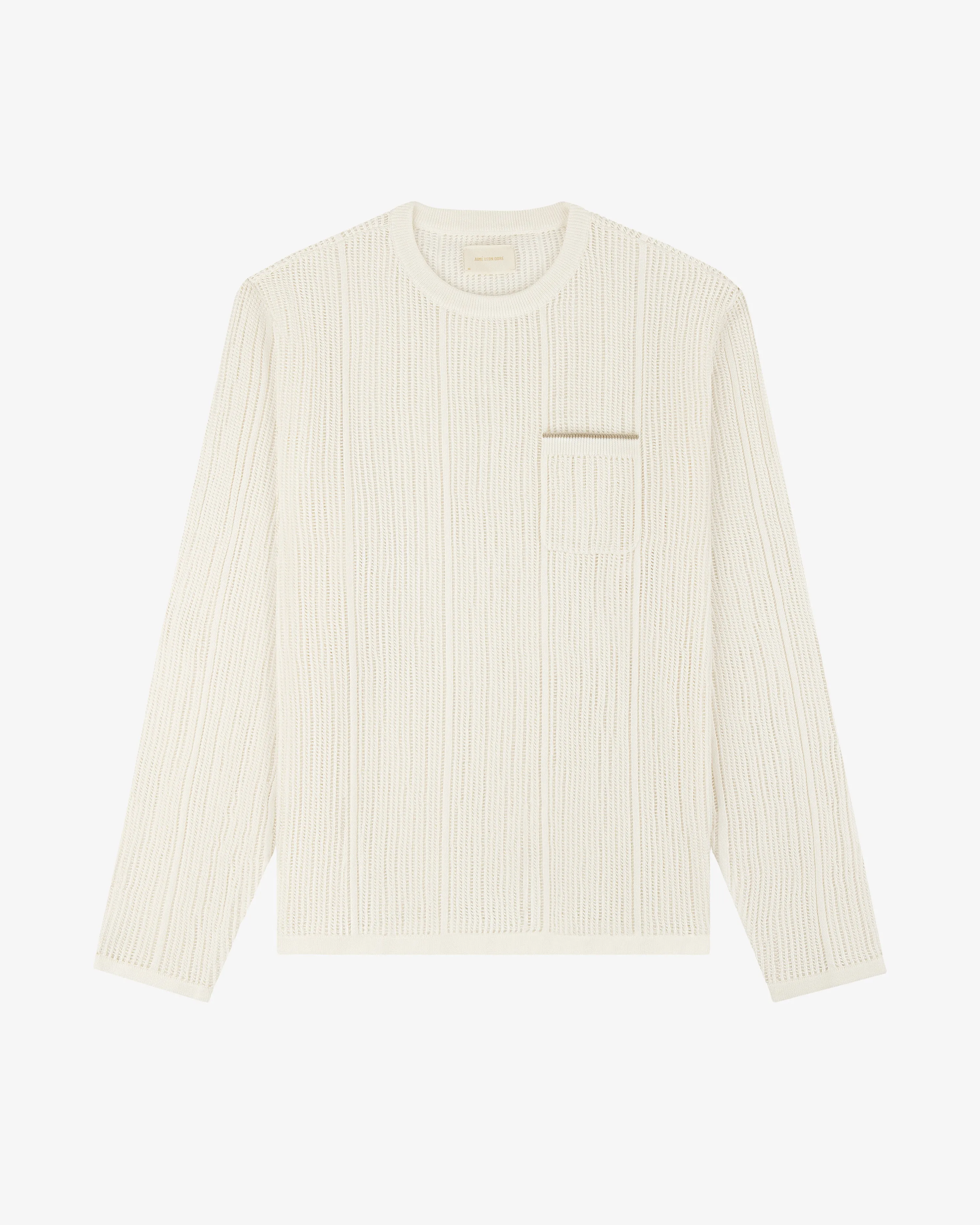 Long-Sleeve Mesh Knit Tee sold by Aime Leon Dore product image thumbnail 2