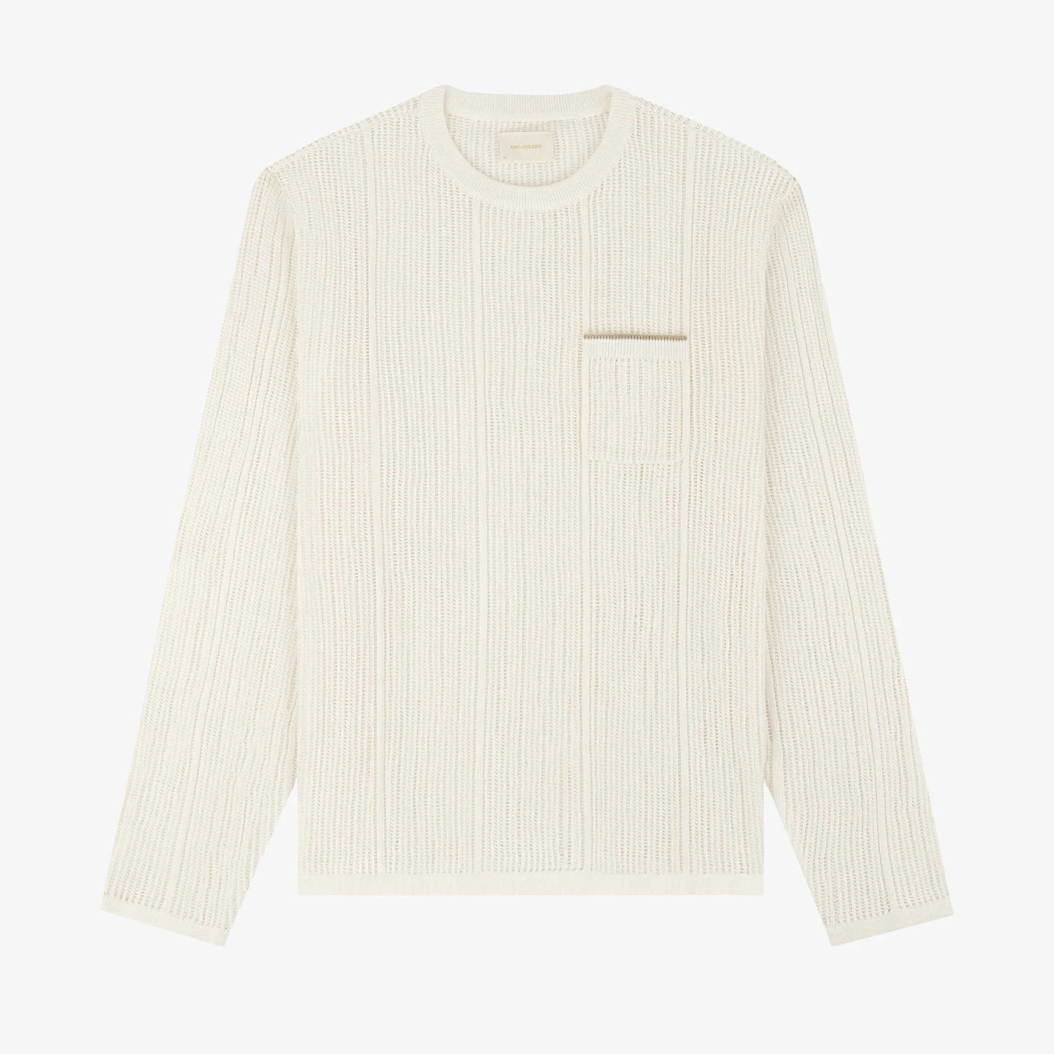 Long-Sleeve Mesh Knit Tee sold by Aime Leon Dore