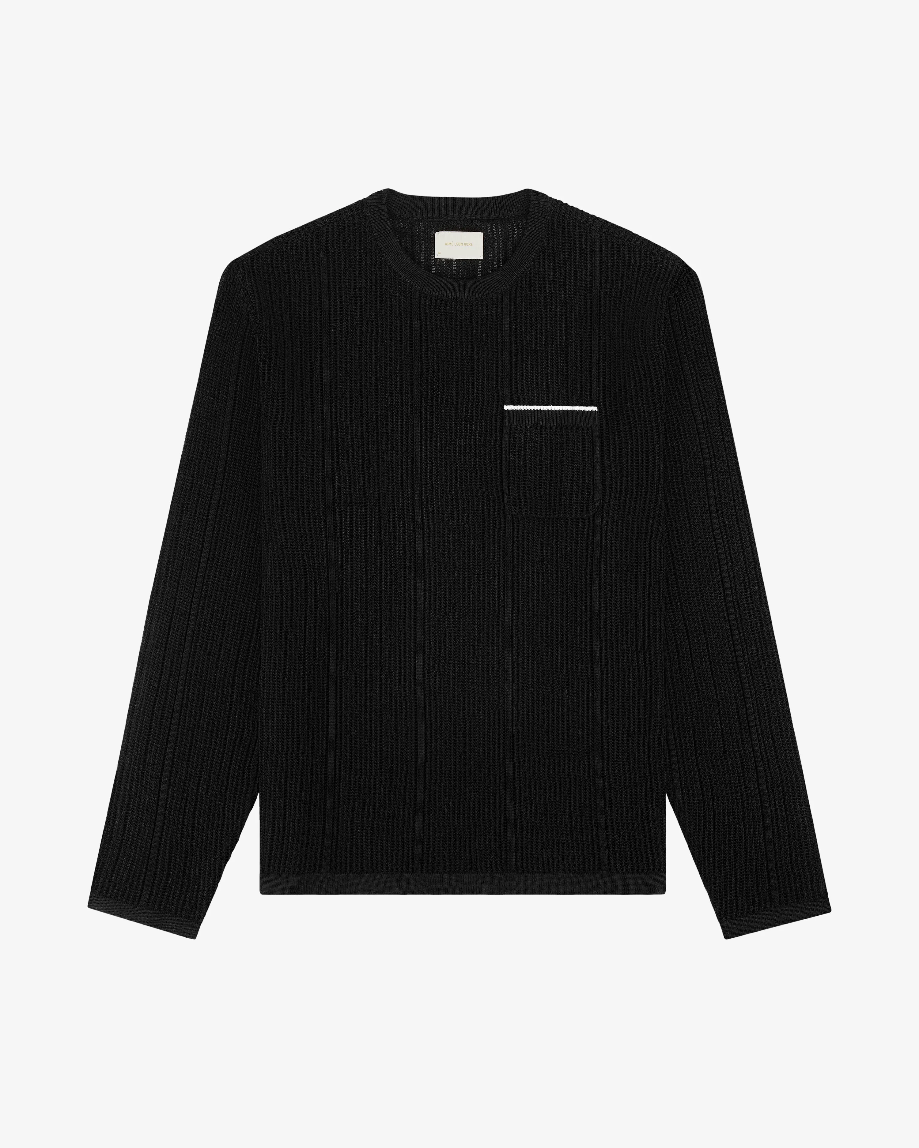 Long-Sleeve Mesh Knit Tee sold by Aime Leon Dore product image thumbnail 2