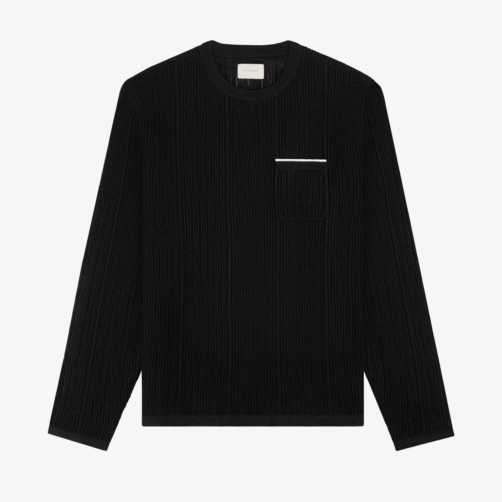 Long-Sleeve Mesh Knit Tee sold by Aime Leon Dore