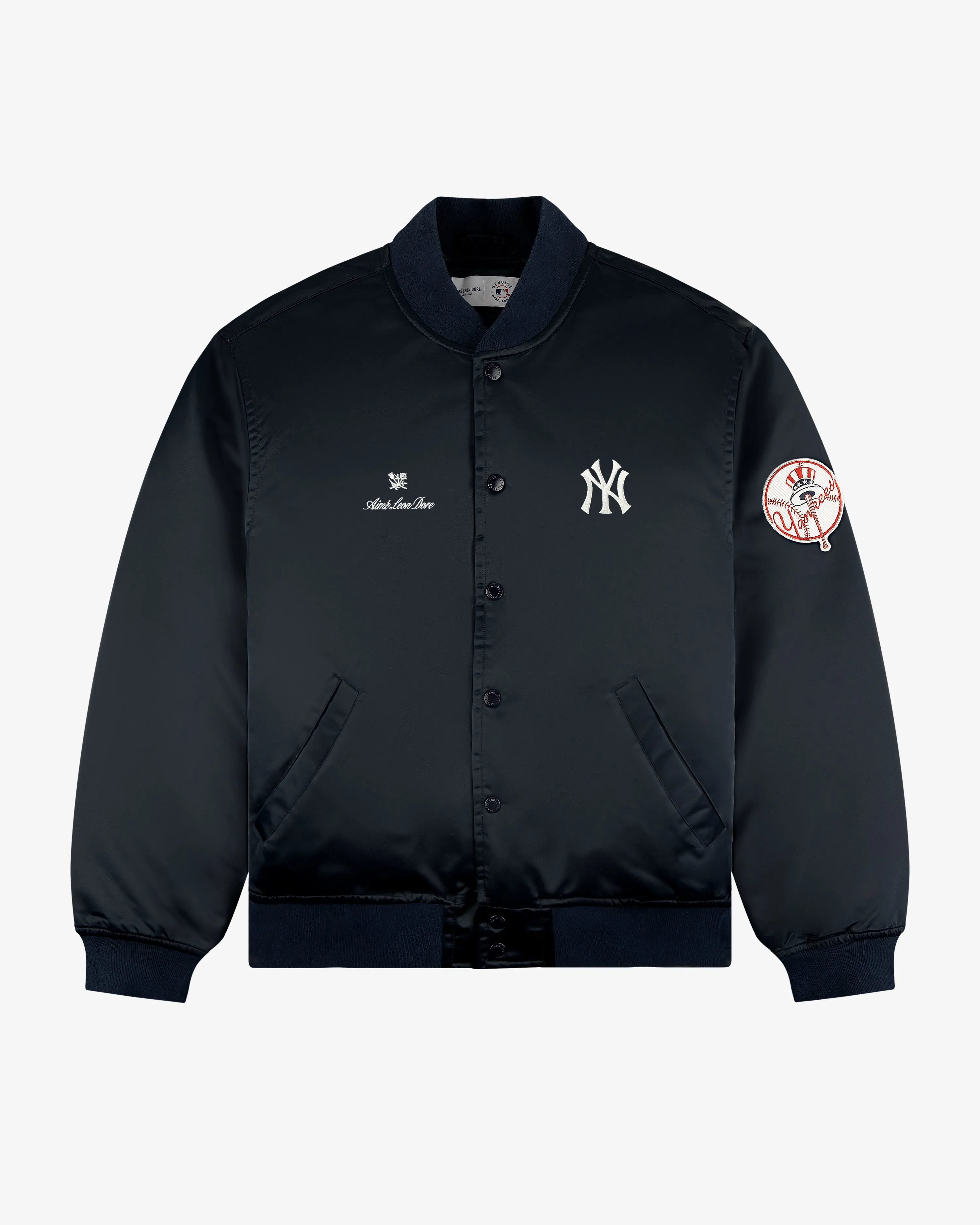 ALD / New York Yankees Satin Varsity Jacket sold by Aime Leon Dore product image thumbnail 2