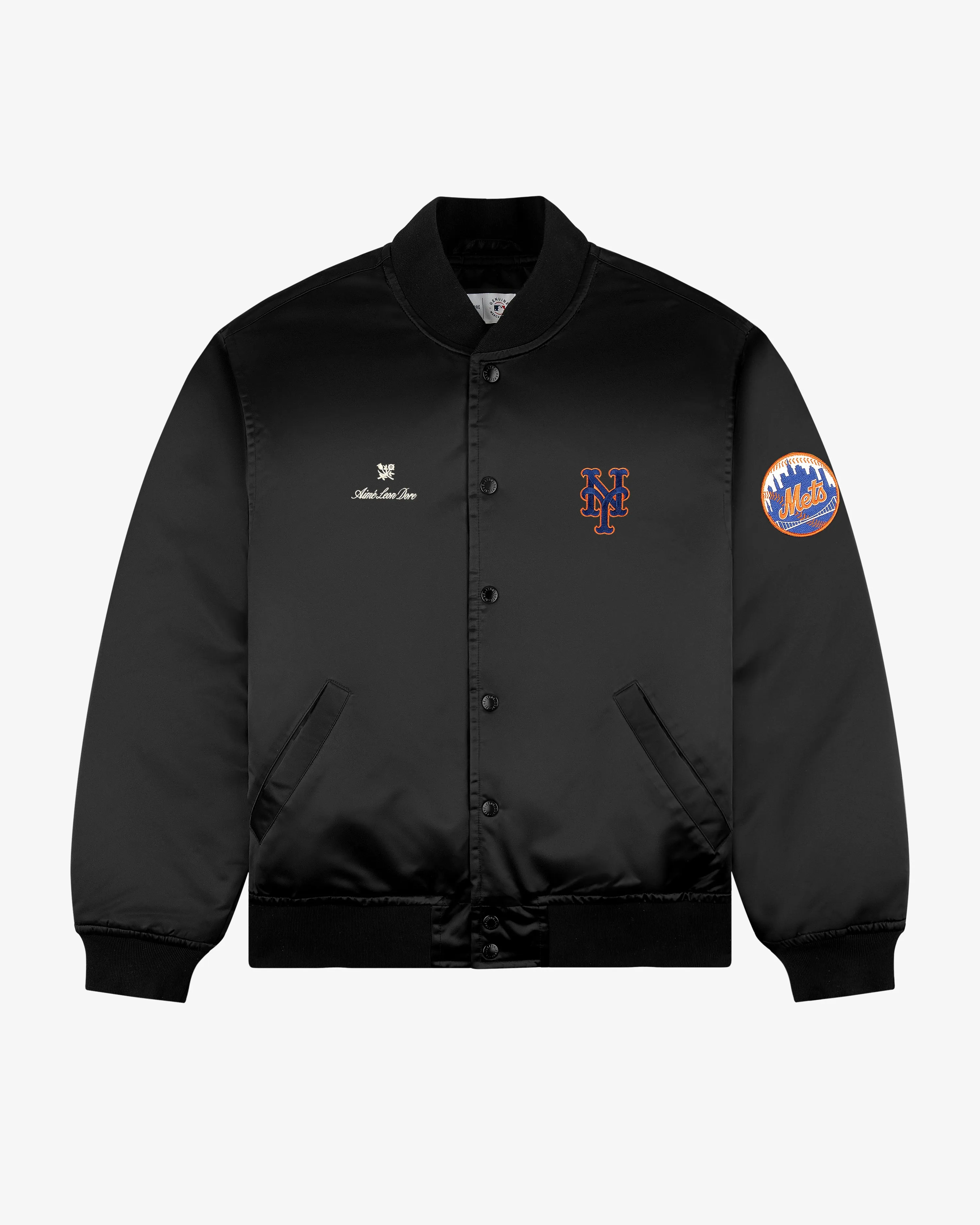 ALD / New York Mets Satin Varsity Jacket sold by Aime Leon Dore product image thumbnail 2