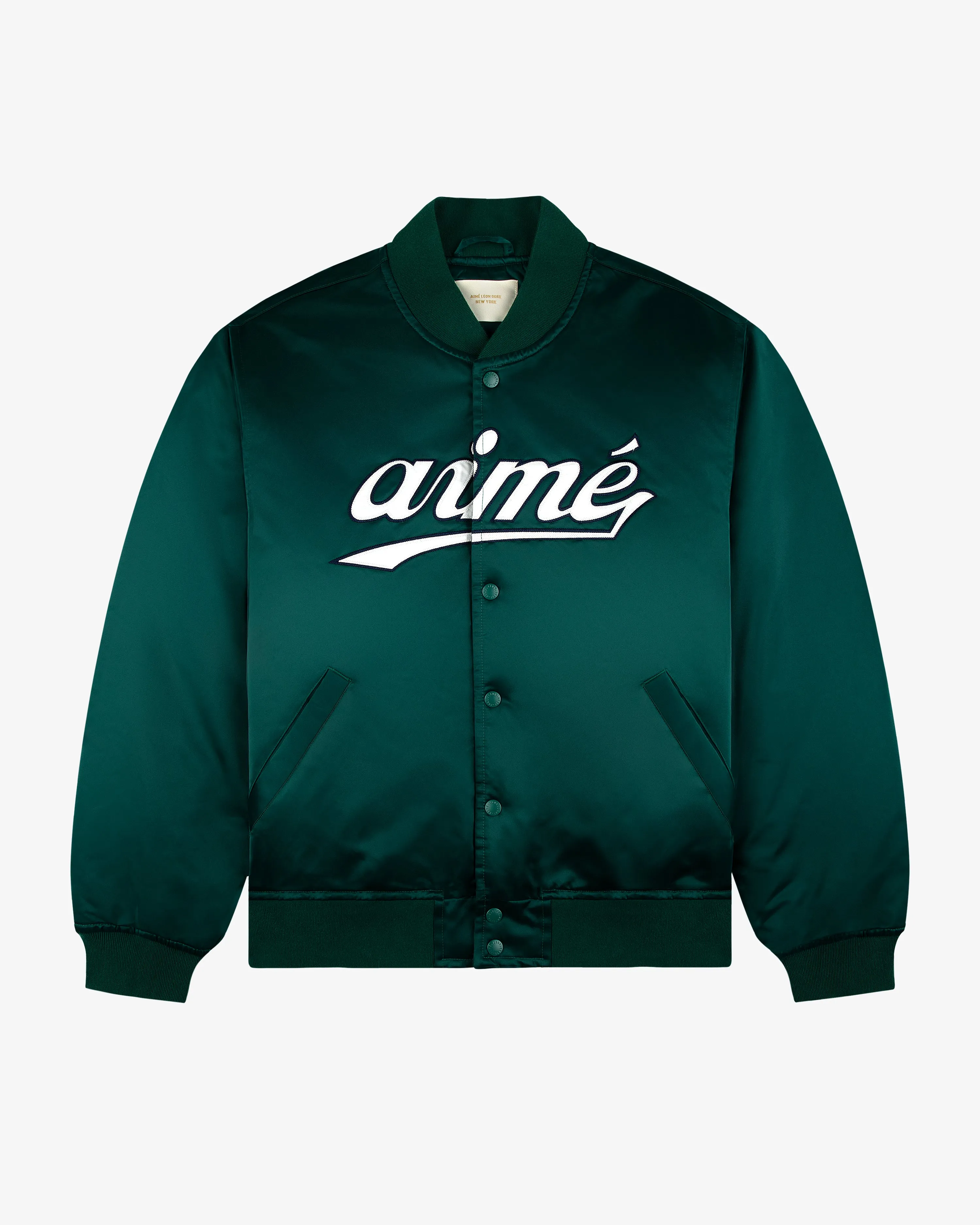 Satin Varsity Jacket sold by Aime Leon Dore product image thumbnail 2