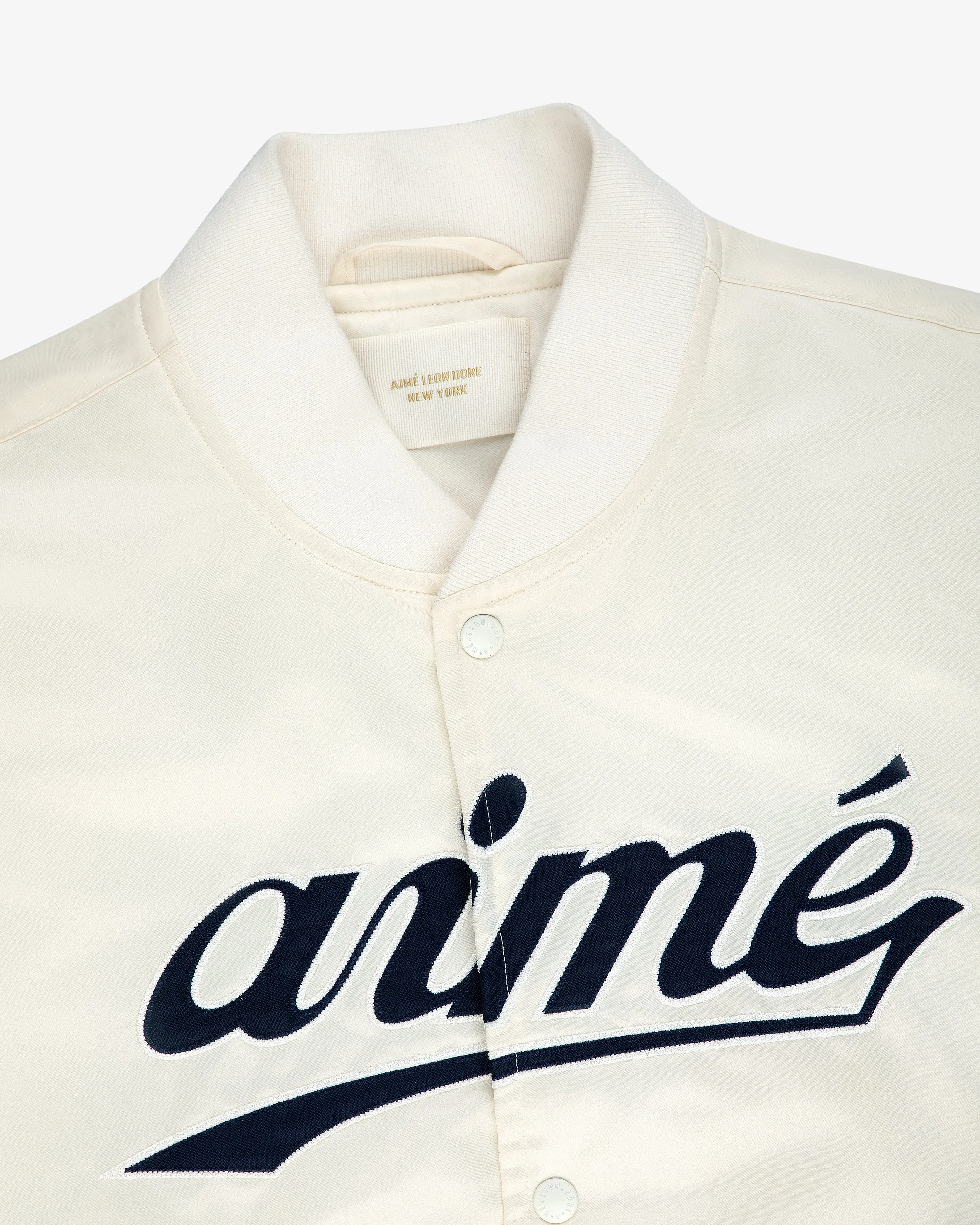 Satin Varsity Jacket sold by Aime Leon Dore product image thumbnail 5