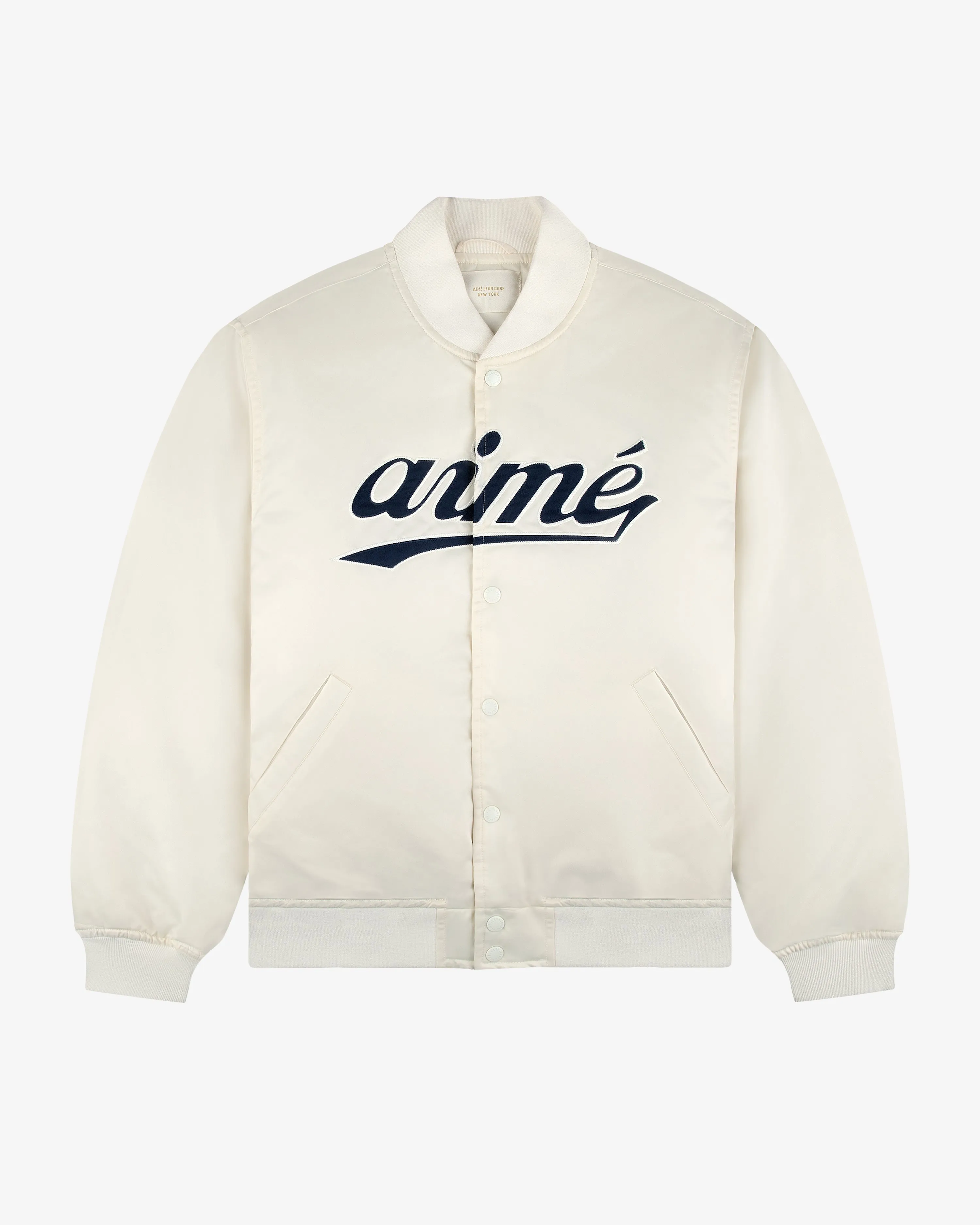 Satin Varsity Jacket sold by Aime Leon Dore product image thumbnail 2