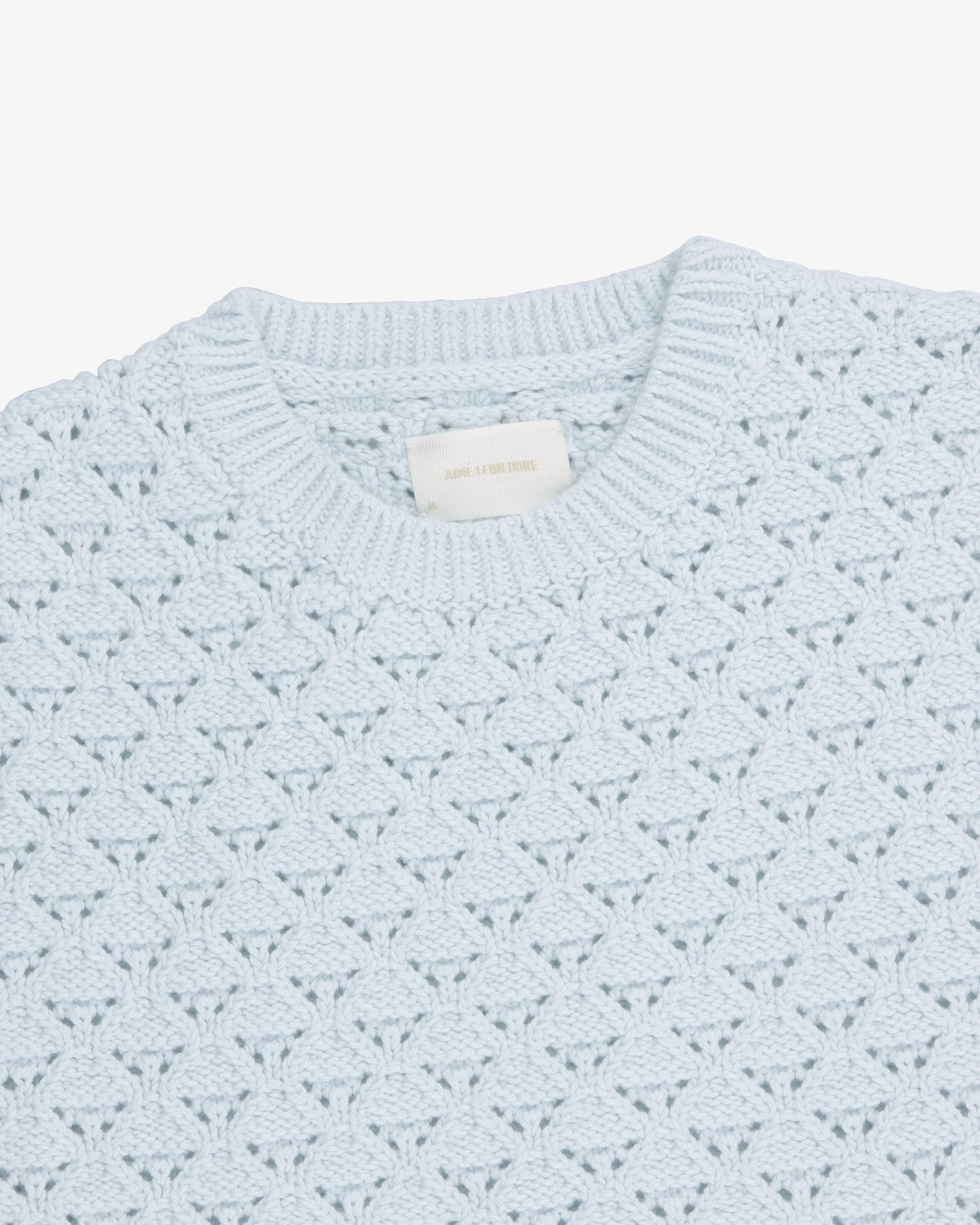 Eyelet Knit Crewneck Sweater sold by Aime Leon Dore product image thumbnail 3