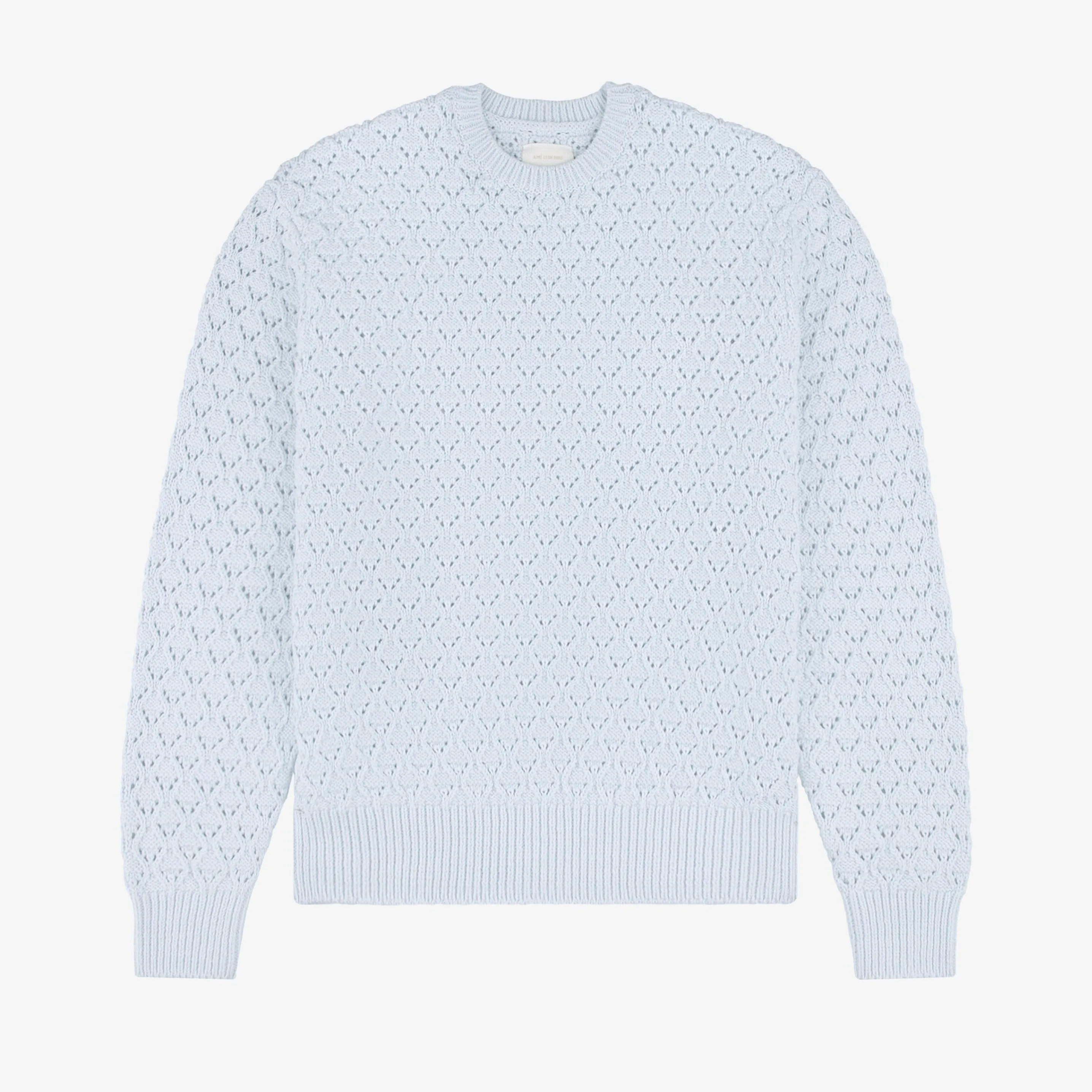 Eyelet Knit Crewneck Sweater sold by Aime Leon Dore