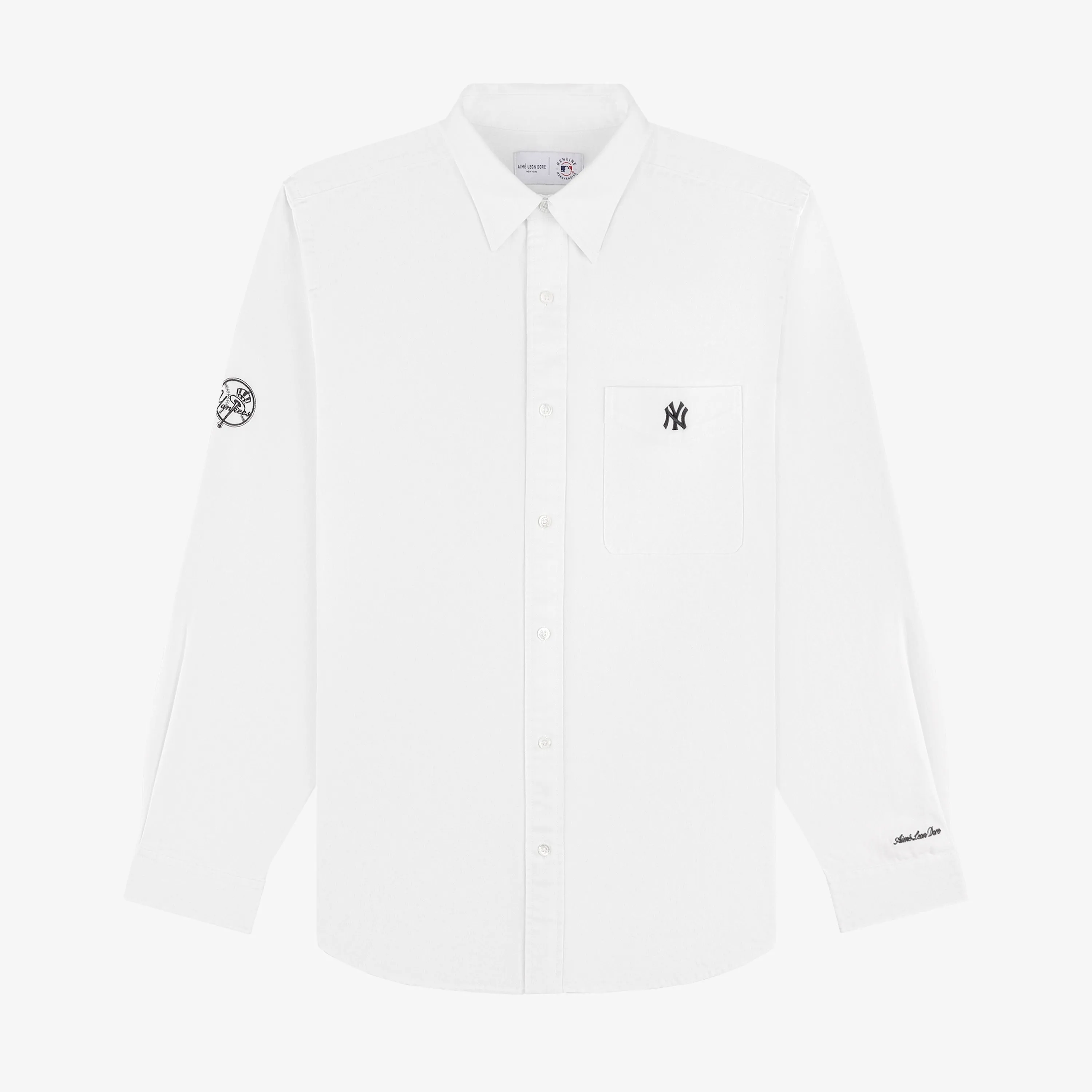 ジャケット・アウター aime leon dore Beach Kendo Shirt 21AW Aime Leon Dore ALD Queens Crest Track Jacket Black/White