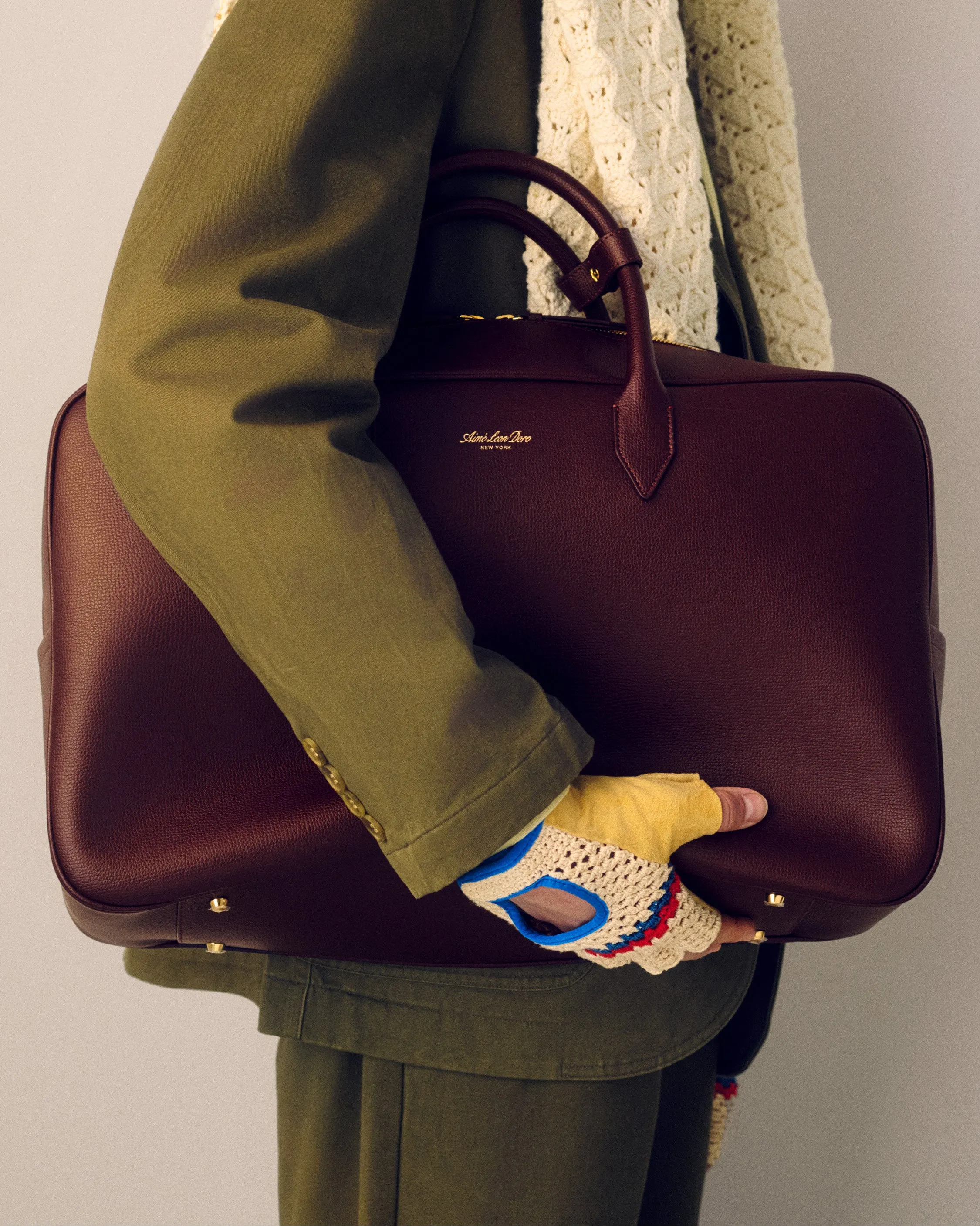 Single-Breasted Washed Twill Suit Jacket sold by Aime Leon Dore product image thumbnail 4