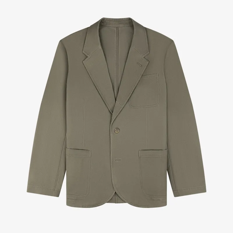 Single-Breasted Washed Twill Suit Jacket sold by Aime Leon Dore