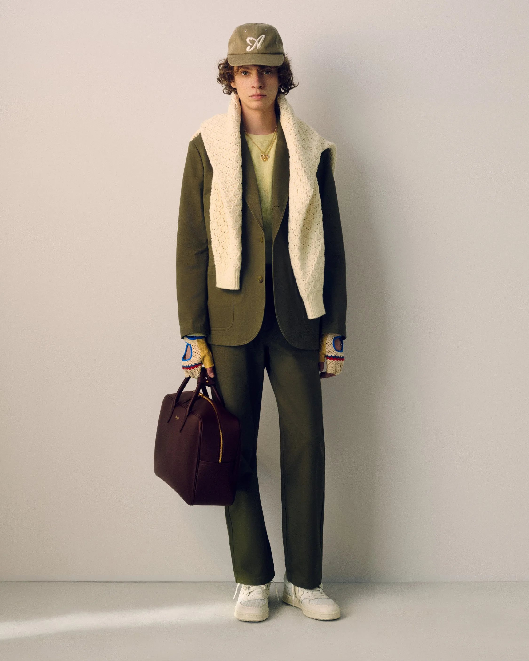 Single-Breasted Washed Twill Suit Jacket sold by Aime Leon Dore product image thumbnail 3