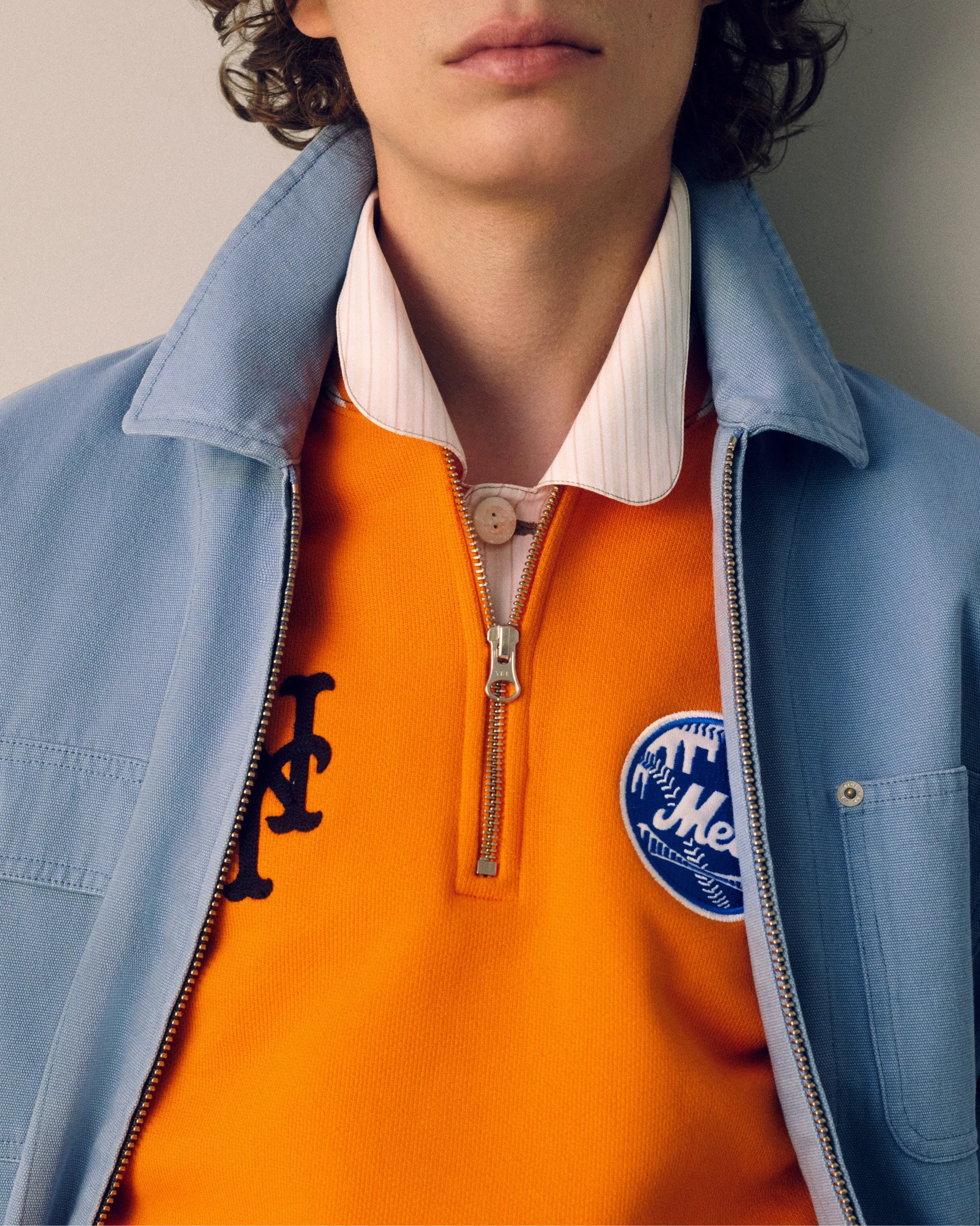 ALD / New York Mets Quarter Zip Pullover sold by Aime Leon Dore product image thumbnail 4