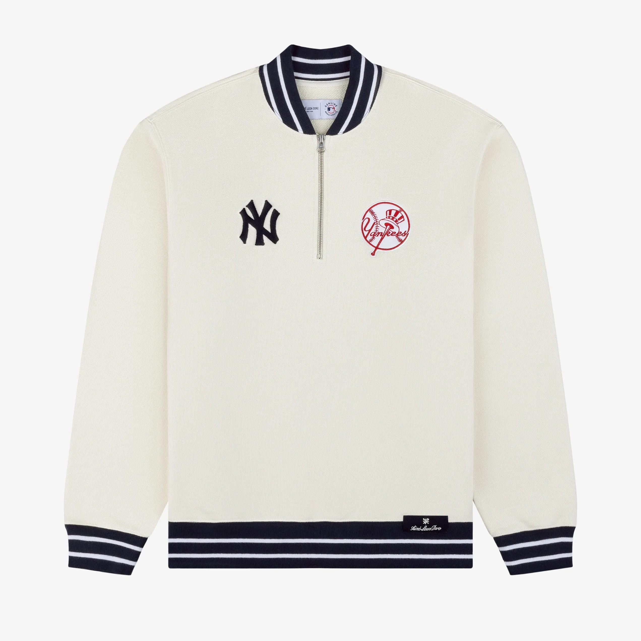 ALD / New York Yankees Quarter Zip Pullover sold by Aime Leon Dore