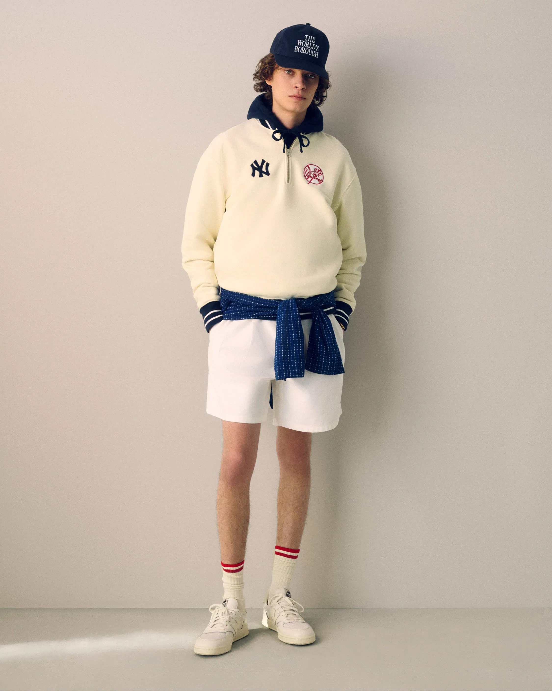 ALD / New York Yankees Quarter Zip Pullover sold by Aime Leon Dore product image thumbnail 3