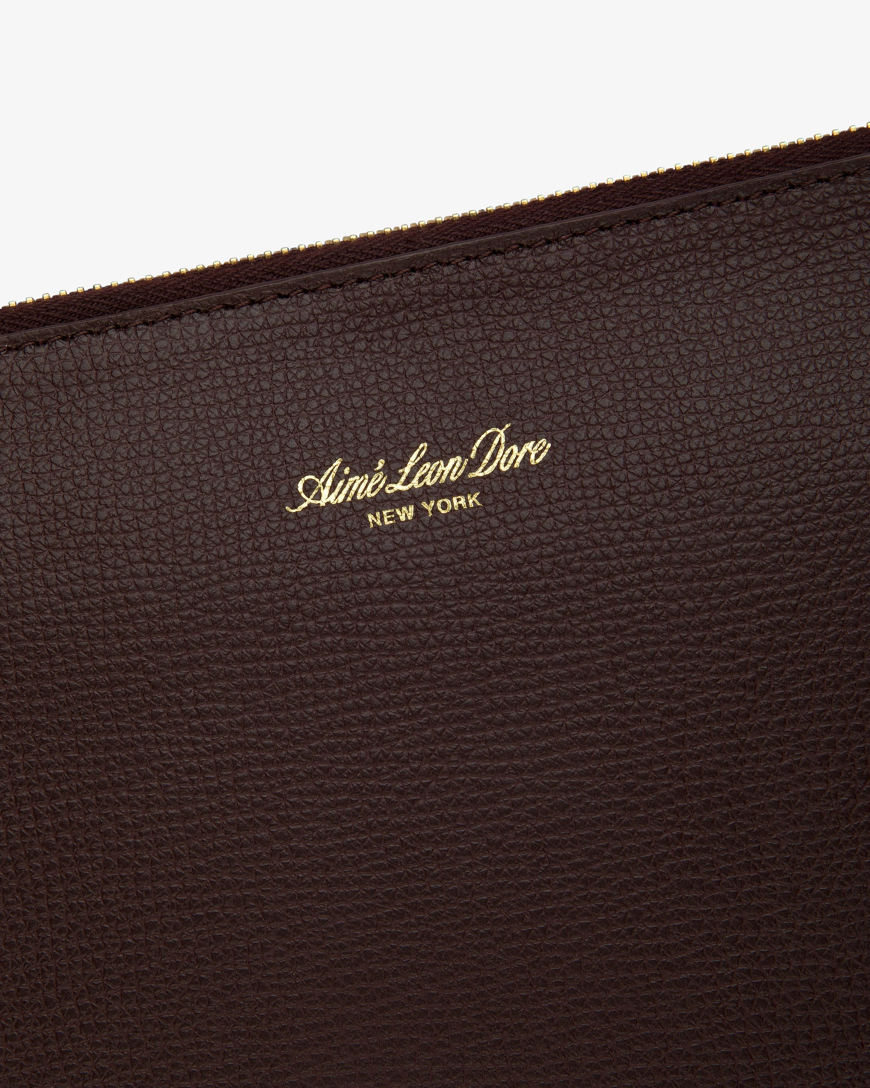 Full Grain Small Leather Pouch sold by Aime Leon Dore product image thumbnail 3