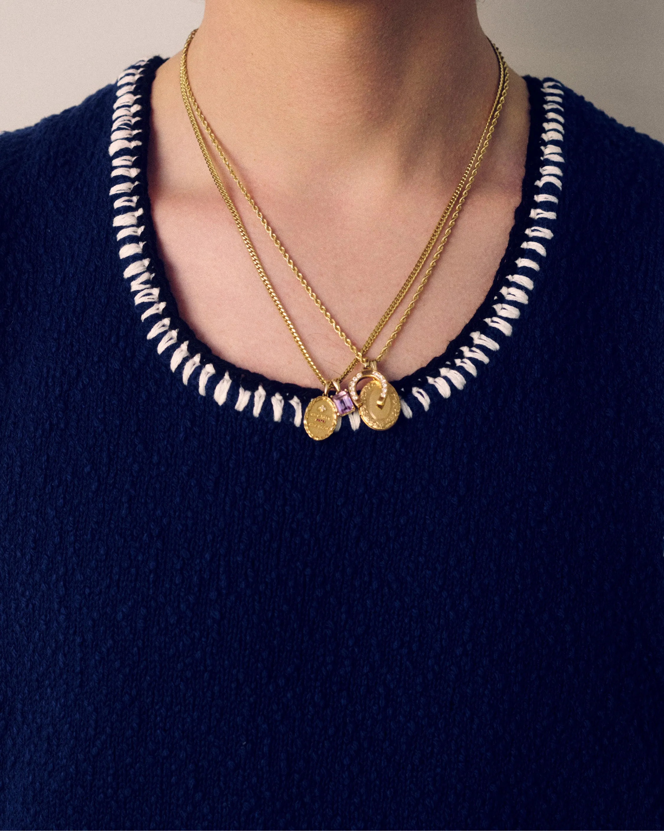 14Kt Gold Gemstone Pendant sold by Aime Leon Dore product image thumbnail 3