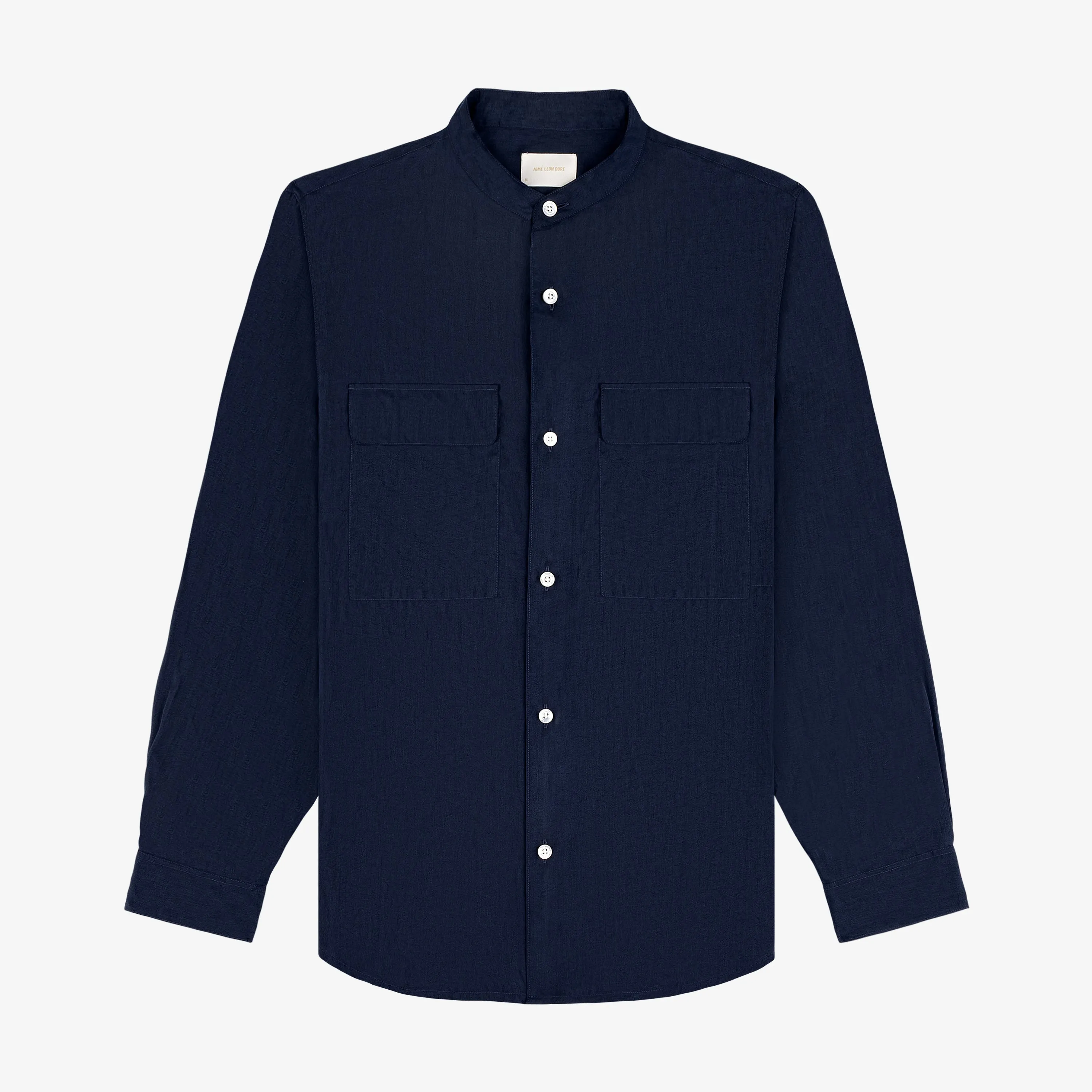 Collarband Safari Shirt sold by Aime Leon Dore