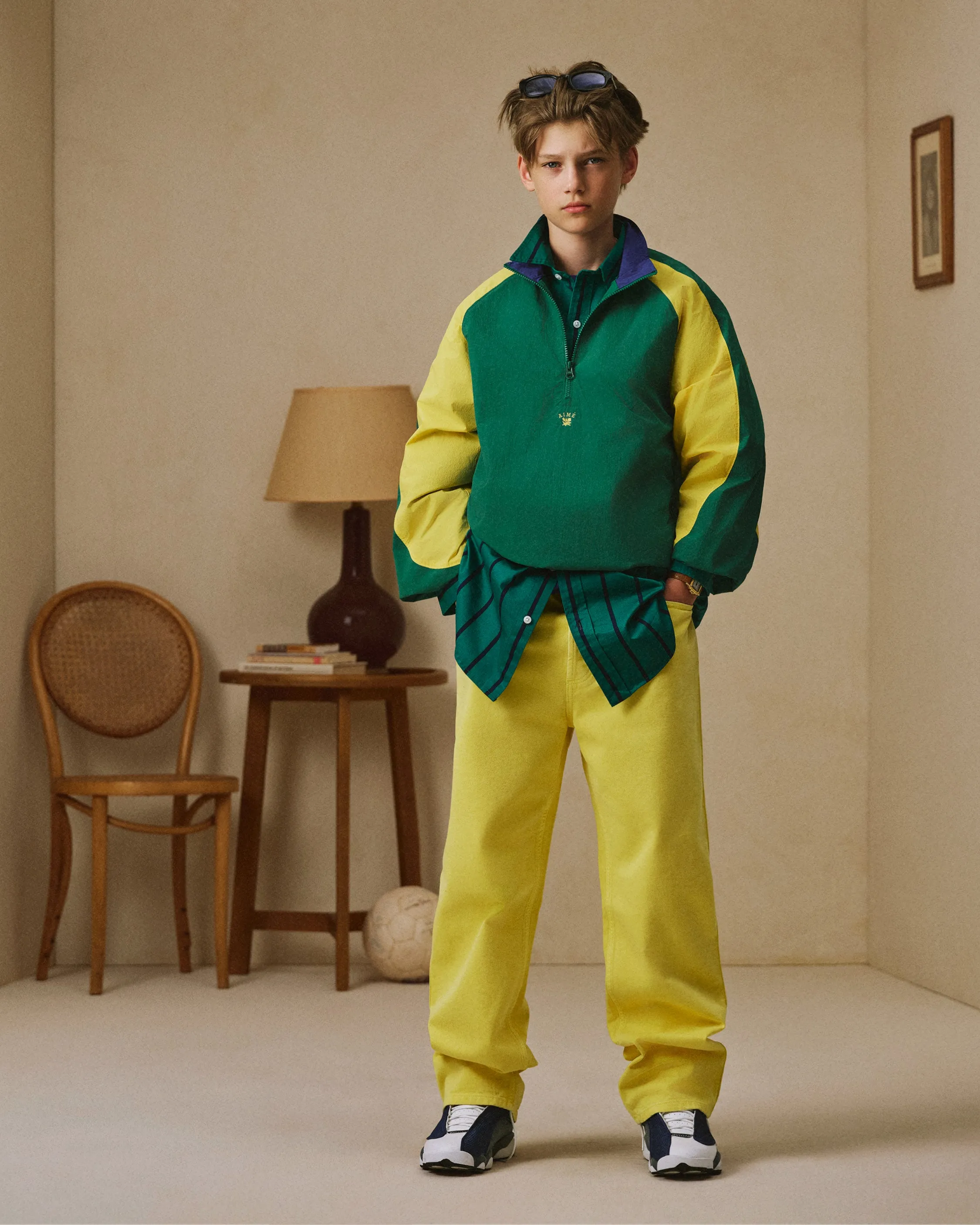 Crest Nylon Half-Zip Pullover sold by Aime Leon Dore product image thumbnail 3