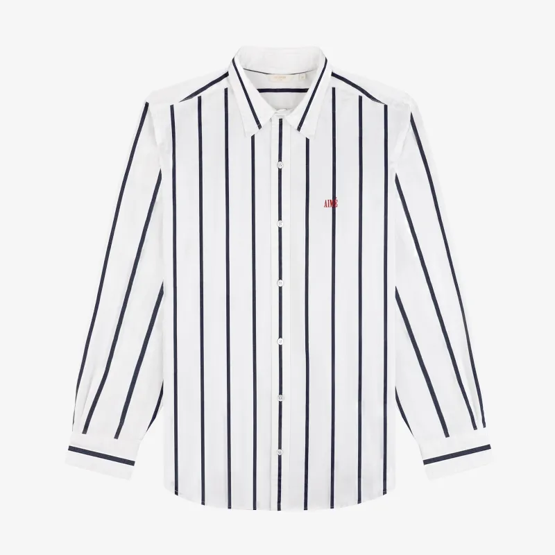 Striped Leon Overshirt sold by Aime Leon Dore