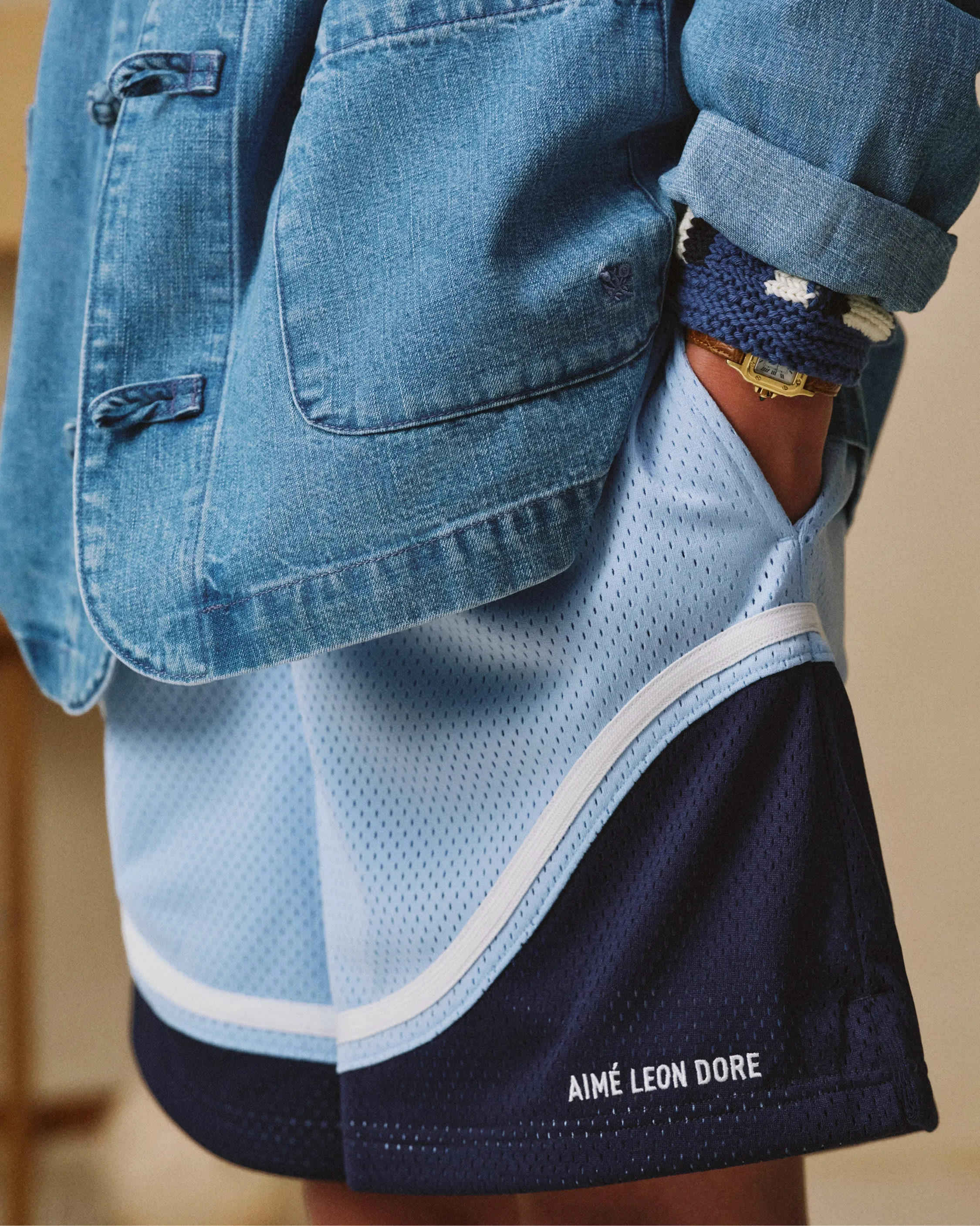 Colorblock Court Short sold by Aime Leon Dore product image thumbnail 4